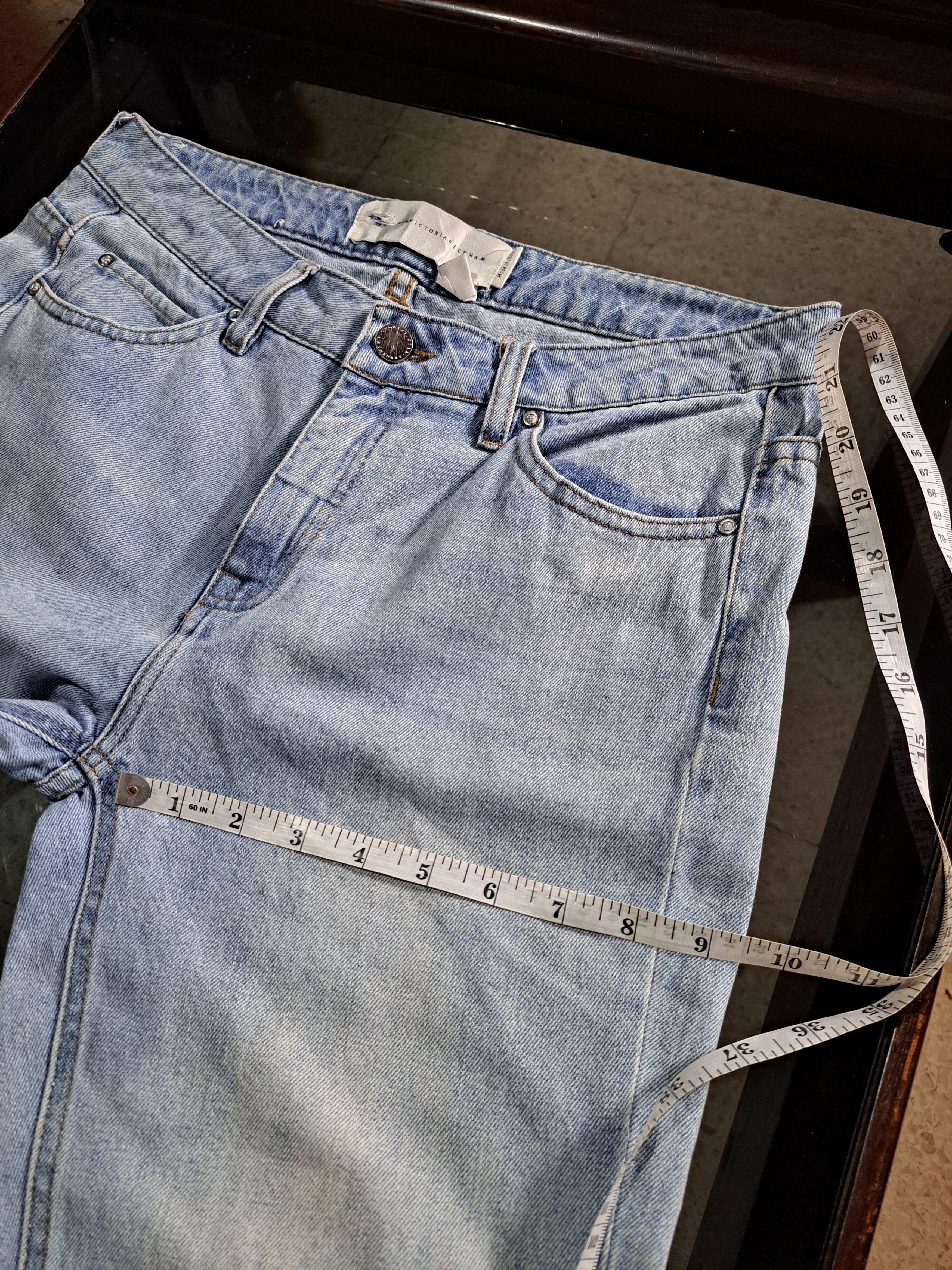 Victoria Beckham Victoria Beckham mid Rise Jeans Patcwork Womens Size 27 Size 27" / US 4 / IT 40 - 14 Thumbnail