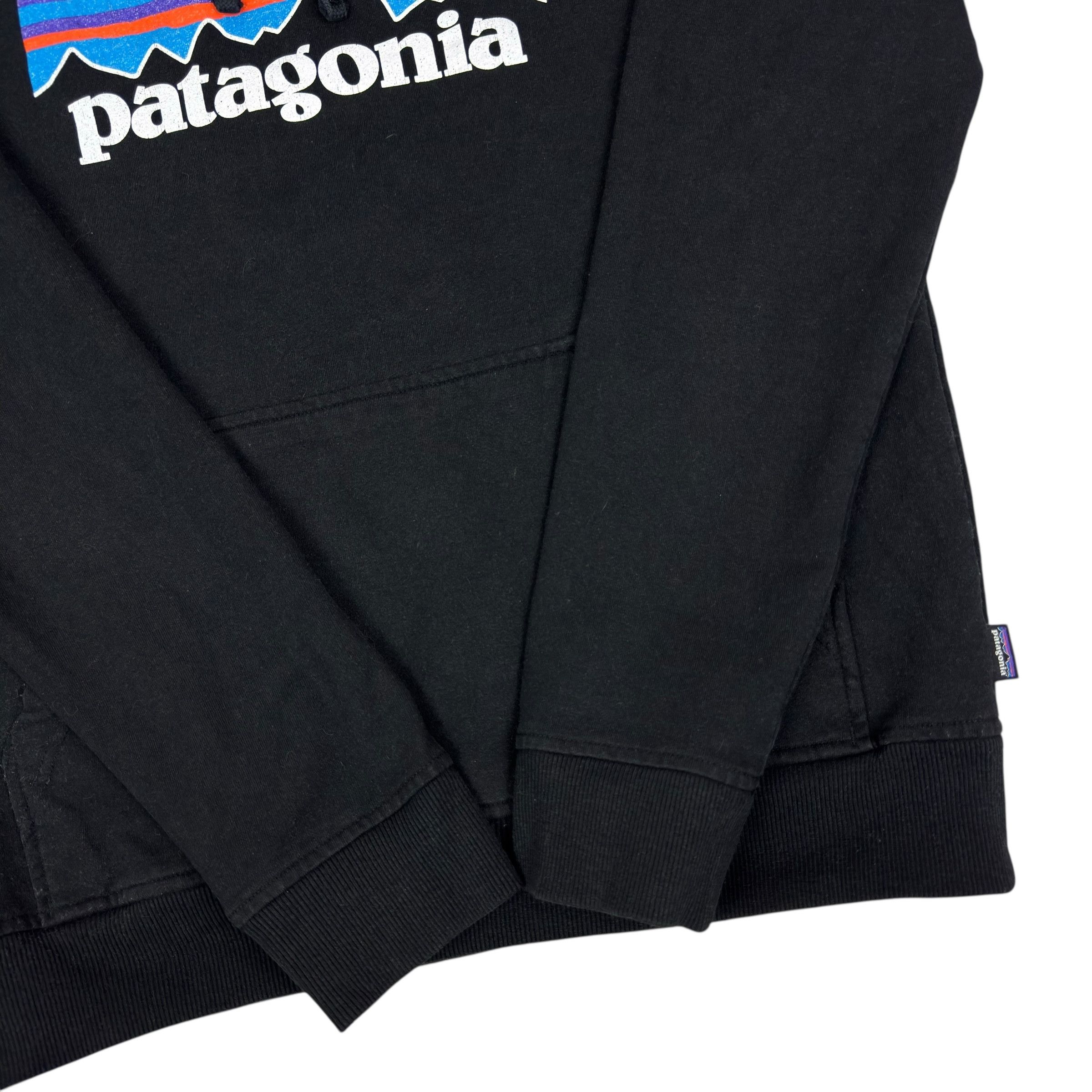 Patagonia Patagonia P-6 Logo Uprisal Hoody Men's Black Cotton Hoodie S Size US S / EU 44-46 / 1 - 7 Thumbnail