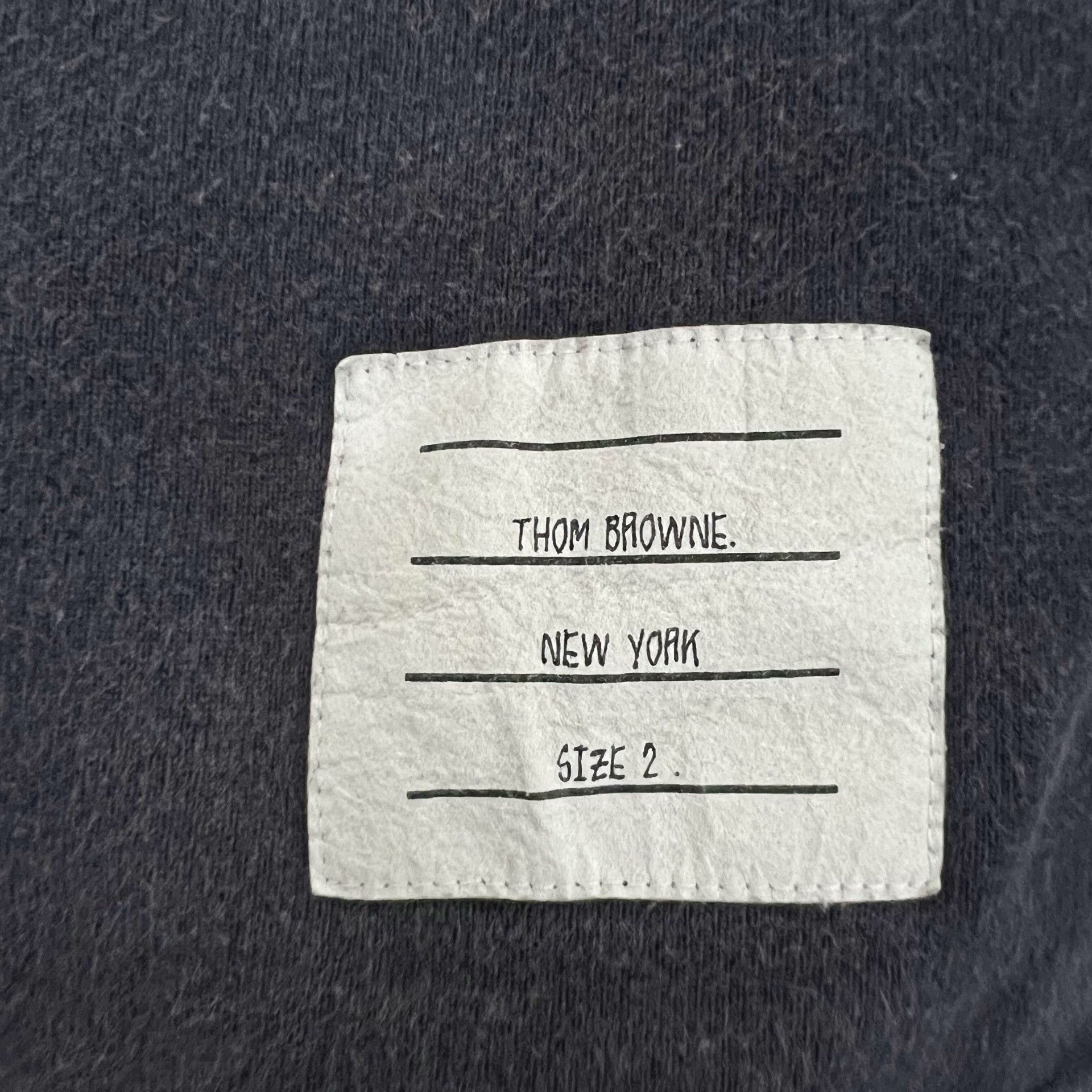 Thom Browne Thom Browne Navy Four-Stripe Drawstring Shorts Size US 26 / EU 42 - 7 Thumbnail