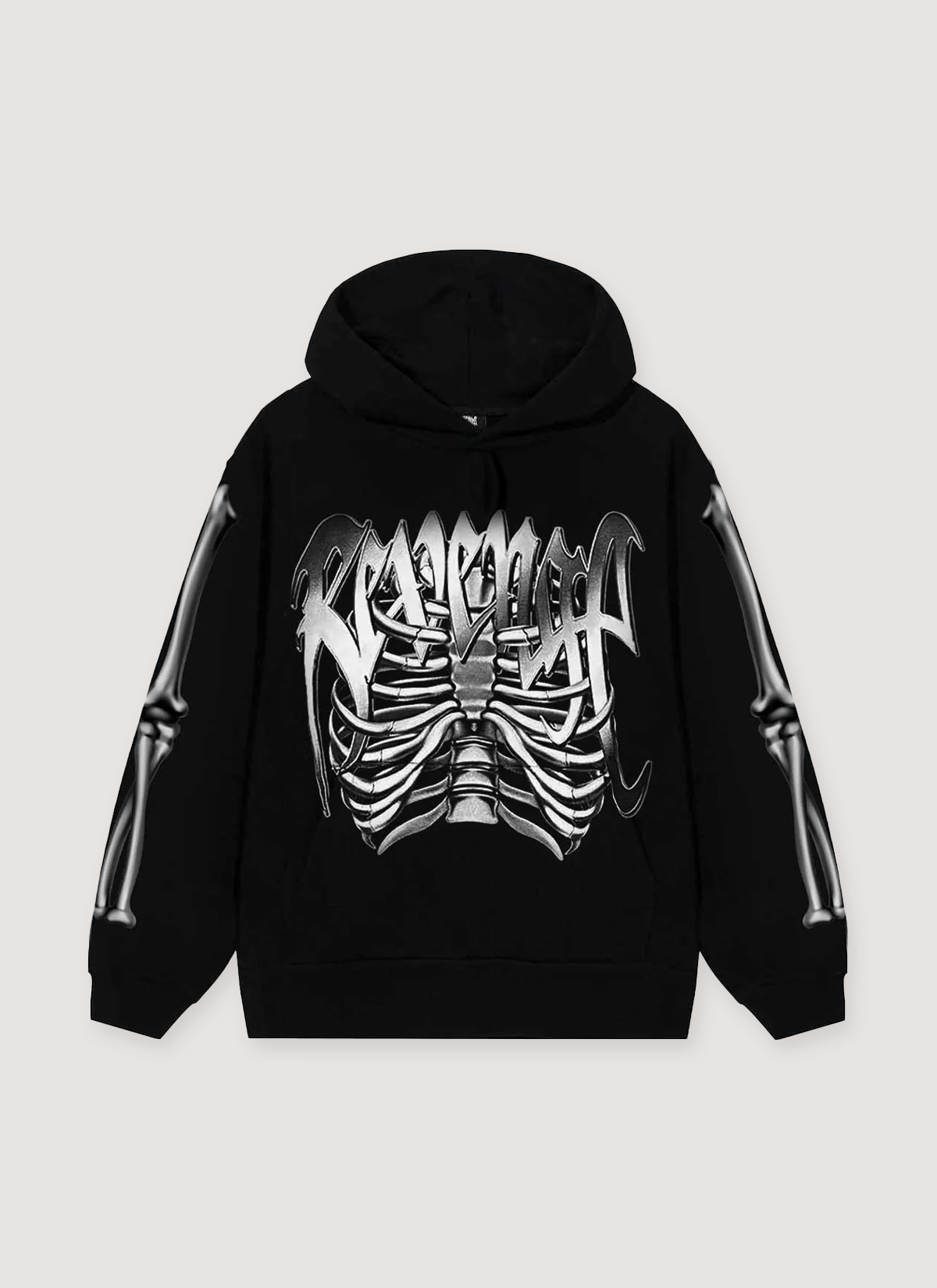 Revenge Chrome Skeleton Sweatshirt Black Size US M / EU 48-50 / 2 - 1 Thumbnail