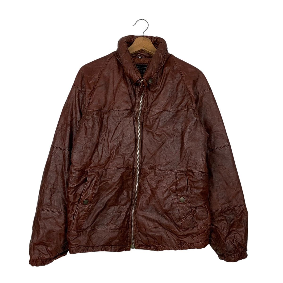 Japanese Brand Volunt Leather Jacket Size US M / EU 48-50 / 2 - 1 Thumbnail
