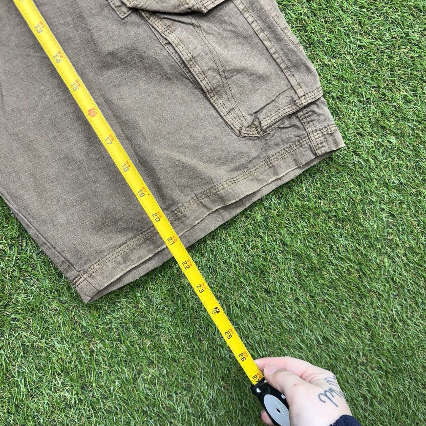 BKE BKE Cargo Shorts Mens 38 Brown Memphis Athletic Bermuda Baggy Skate NWT Y2K Dad Size US 38 / EU 54 - 3 Thumbnail