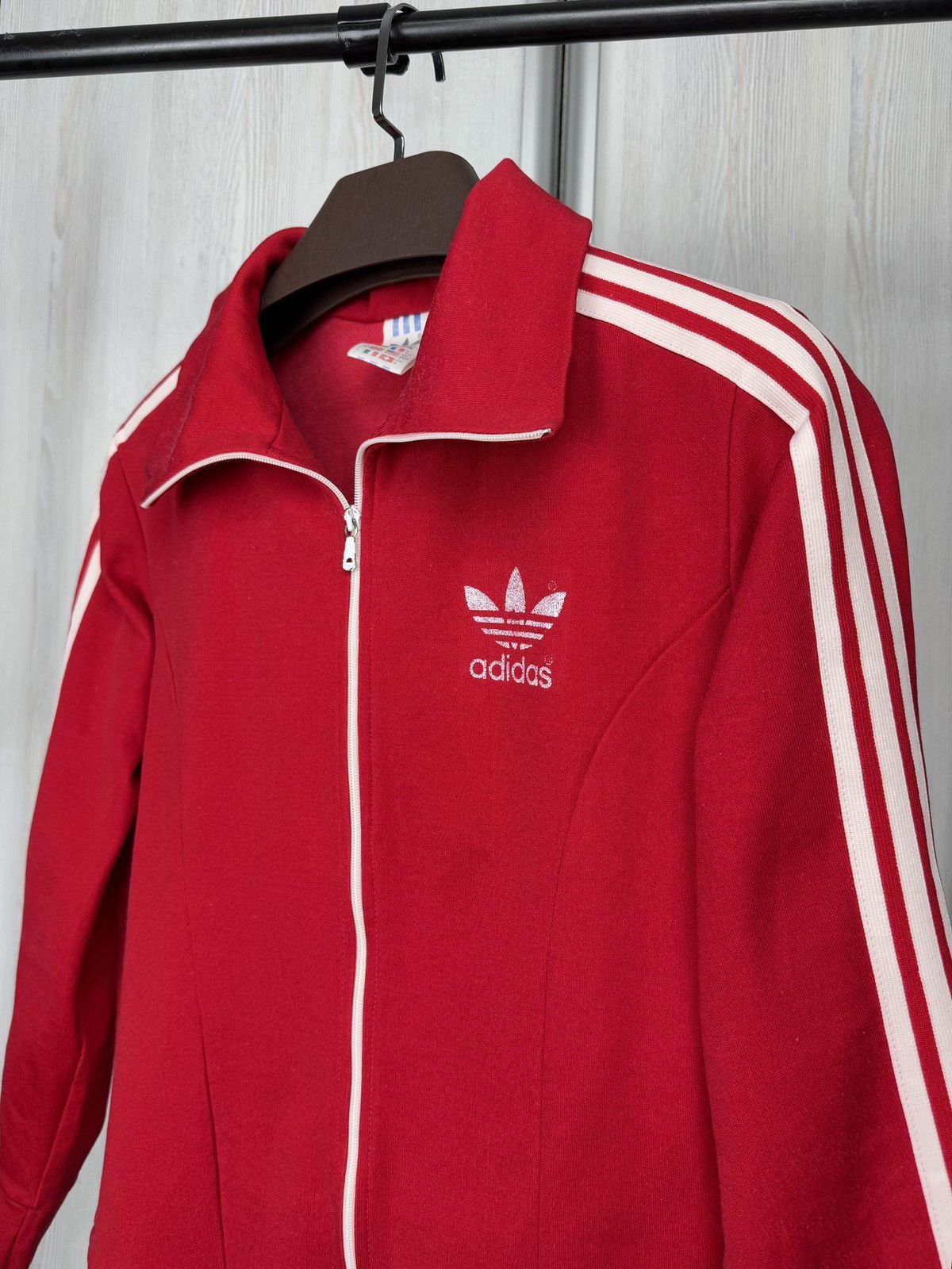 Adidas Adidas Originals Vintage 80s Red Track Suit Jacket Pants Size US XS / EU 42 / 0 - 7 Thumbnail