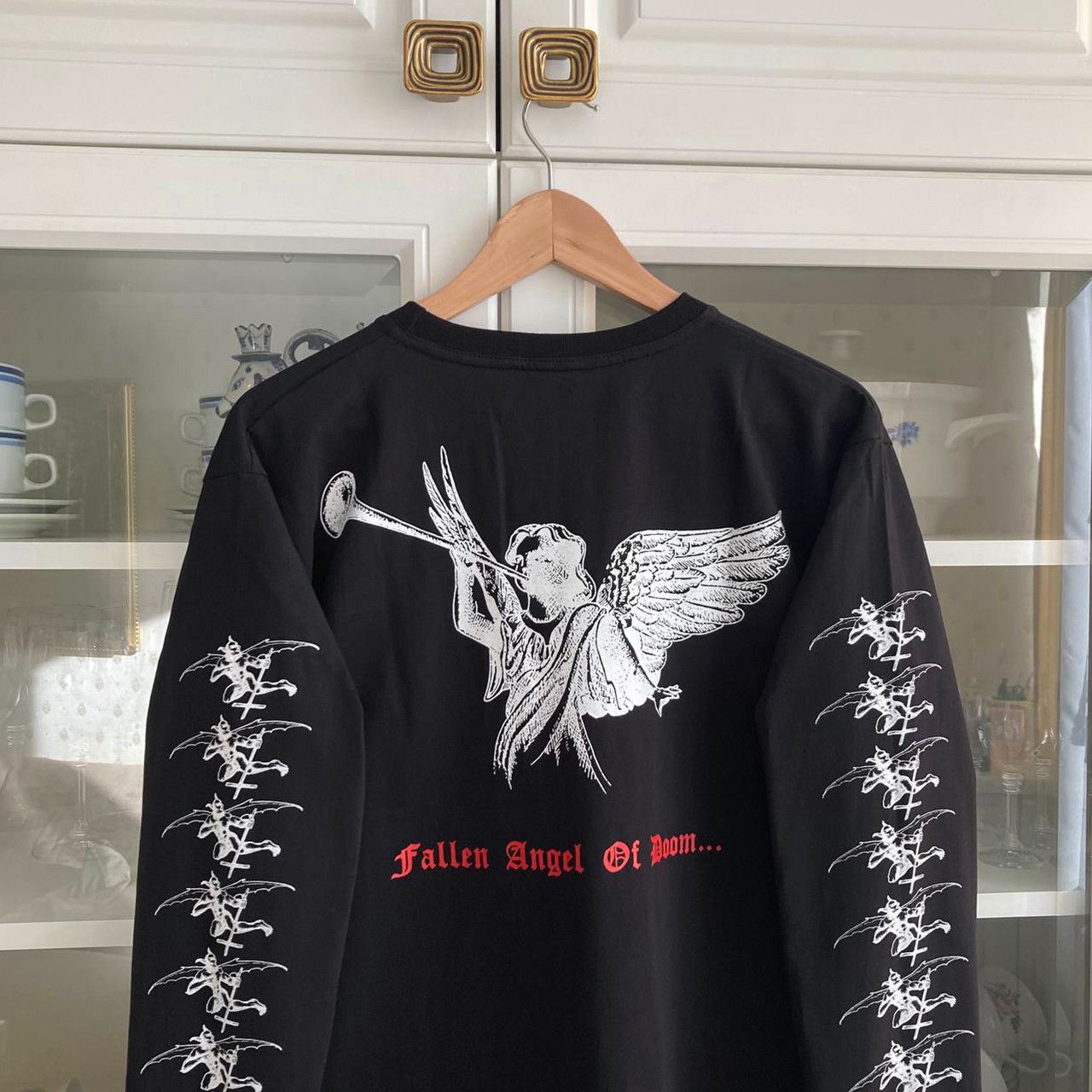 Band Tees Longsleeve Blasphemy - Fallen Angel of Doom / black metal Size US L / EU 52-54 / 3 - 6 Thumbnail