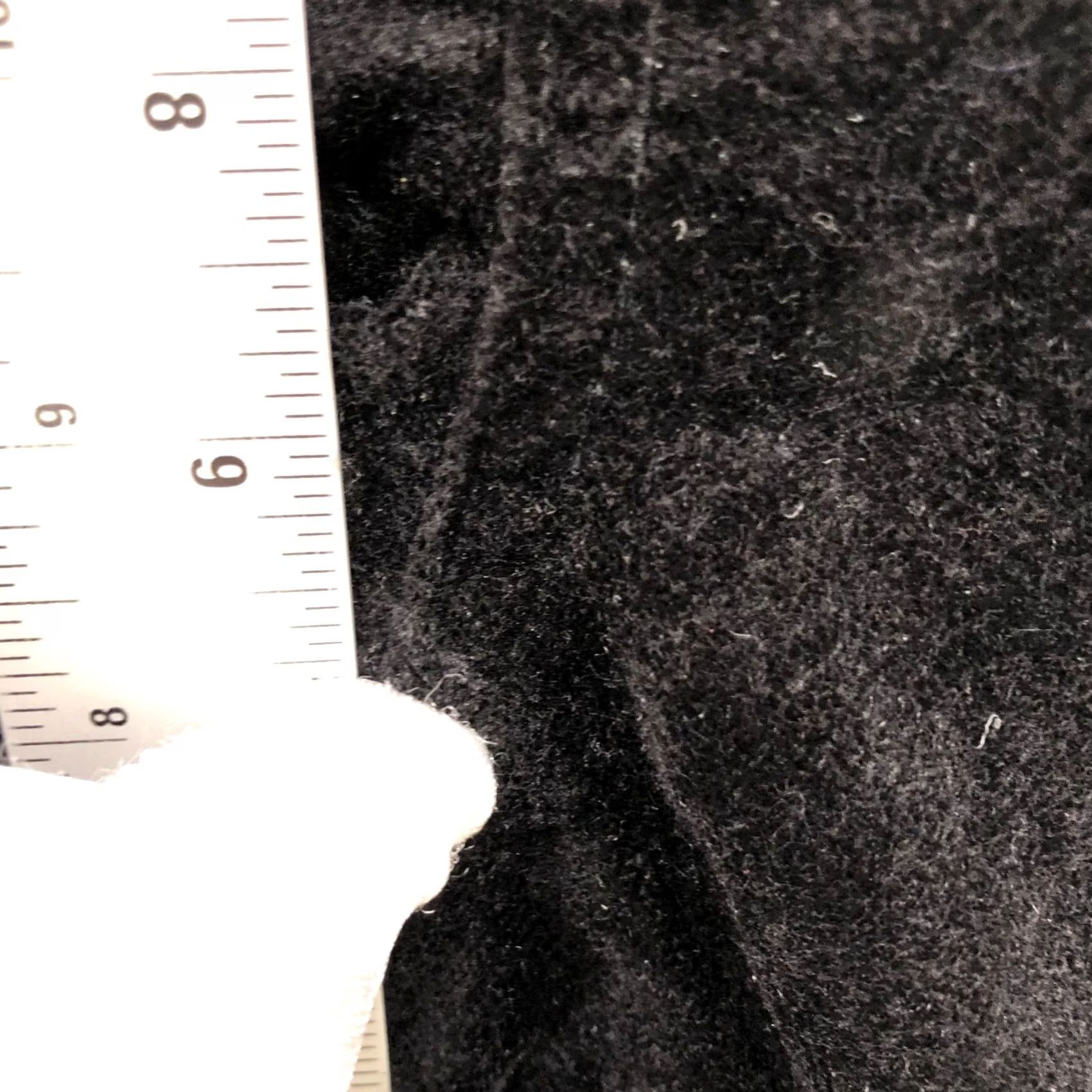 Ellen Tracy Ellen Tracy Velvet Pants Jeans Womens 8 Black Mid Rise Slim Stretch Skinny 5-Pocket Denim Regular Rise Womens Jeans Black Velvet Pant Size 30" / US 8 / IT 44 - 6 Thumbnail