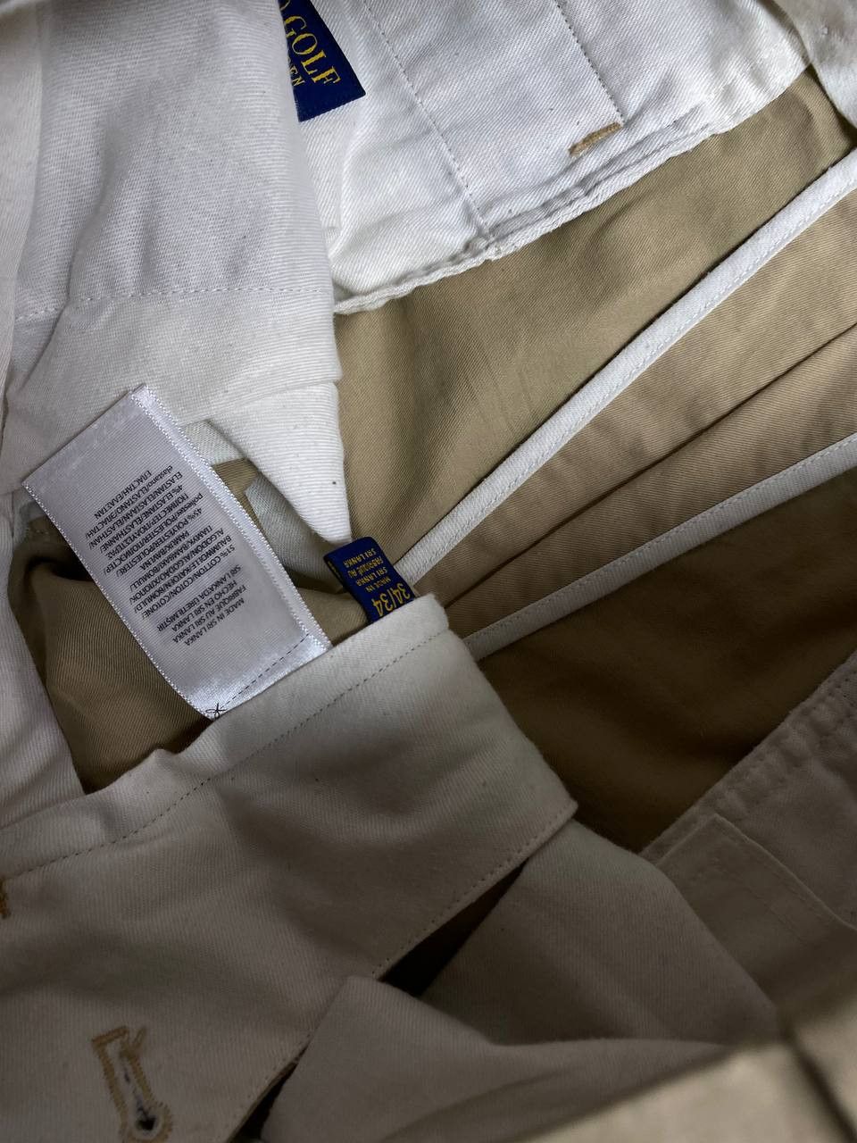 Polo Ralph Lauren jeans pants beige Y2K Polo Golf Ralph Lauren vintage Size US 34 / EU 50 - 3 Thumbnail