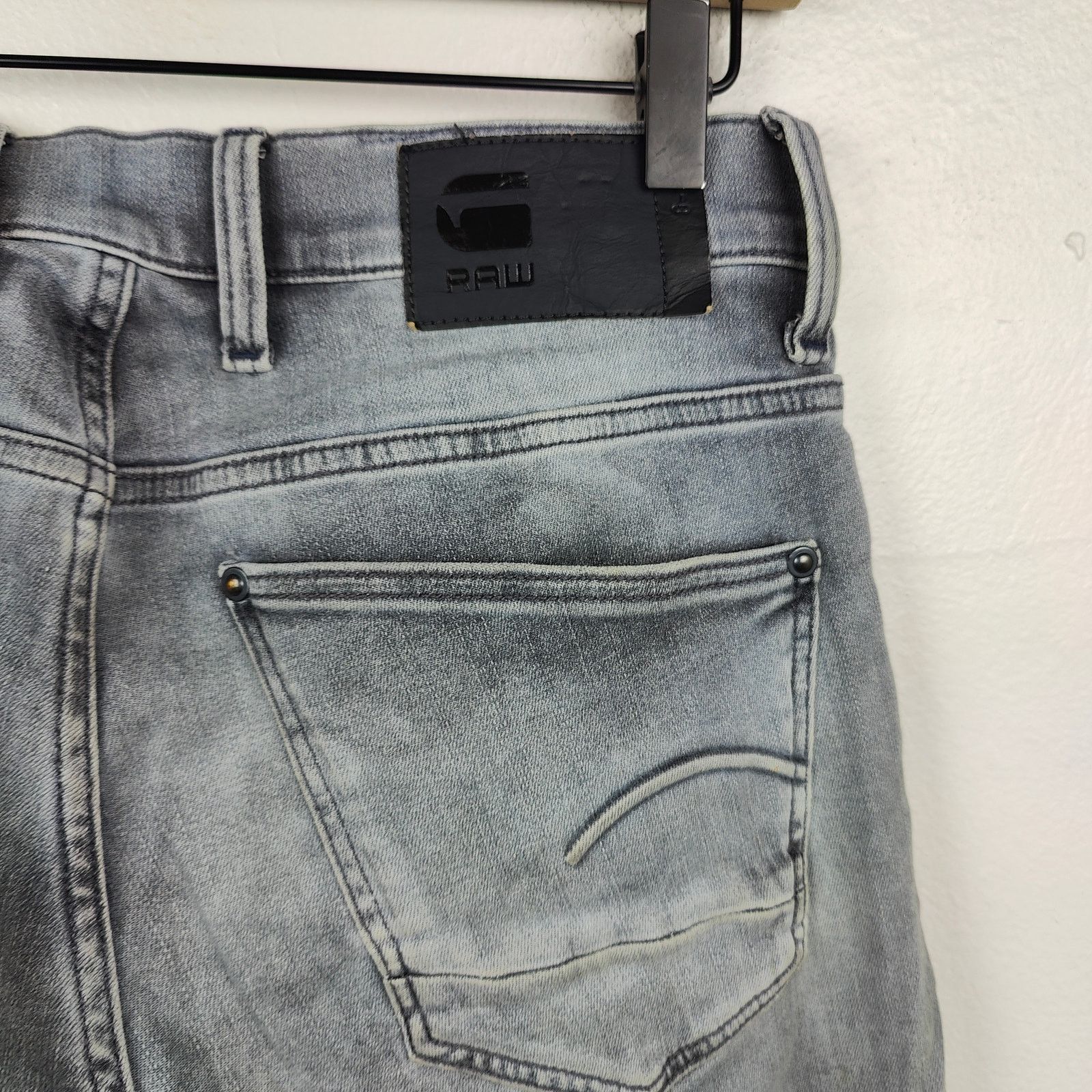 G-Star G-Star Raw Revend Fwd Skinny Jeans Mens 30x32 Gray Size US 30 / EU 46 - 5 Thumbnail
