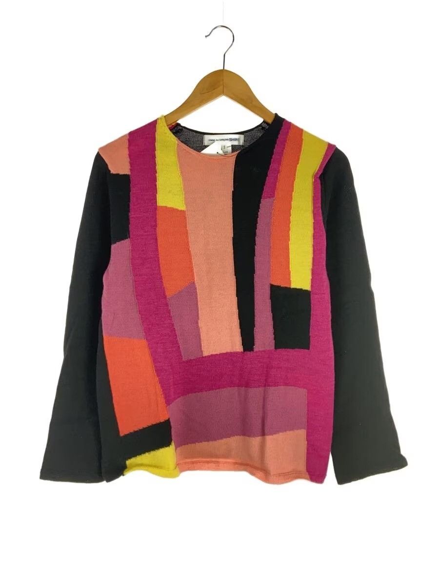 Comme des Garcons SHIRT Patchwork Wool Sweater Size US S / EU 44-46 / 1 - 1 Thumbnail