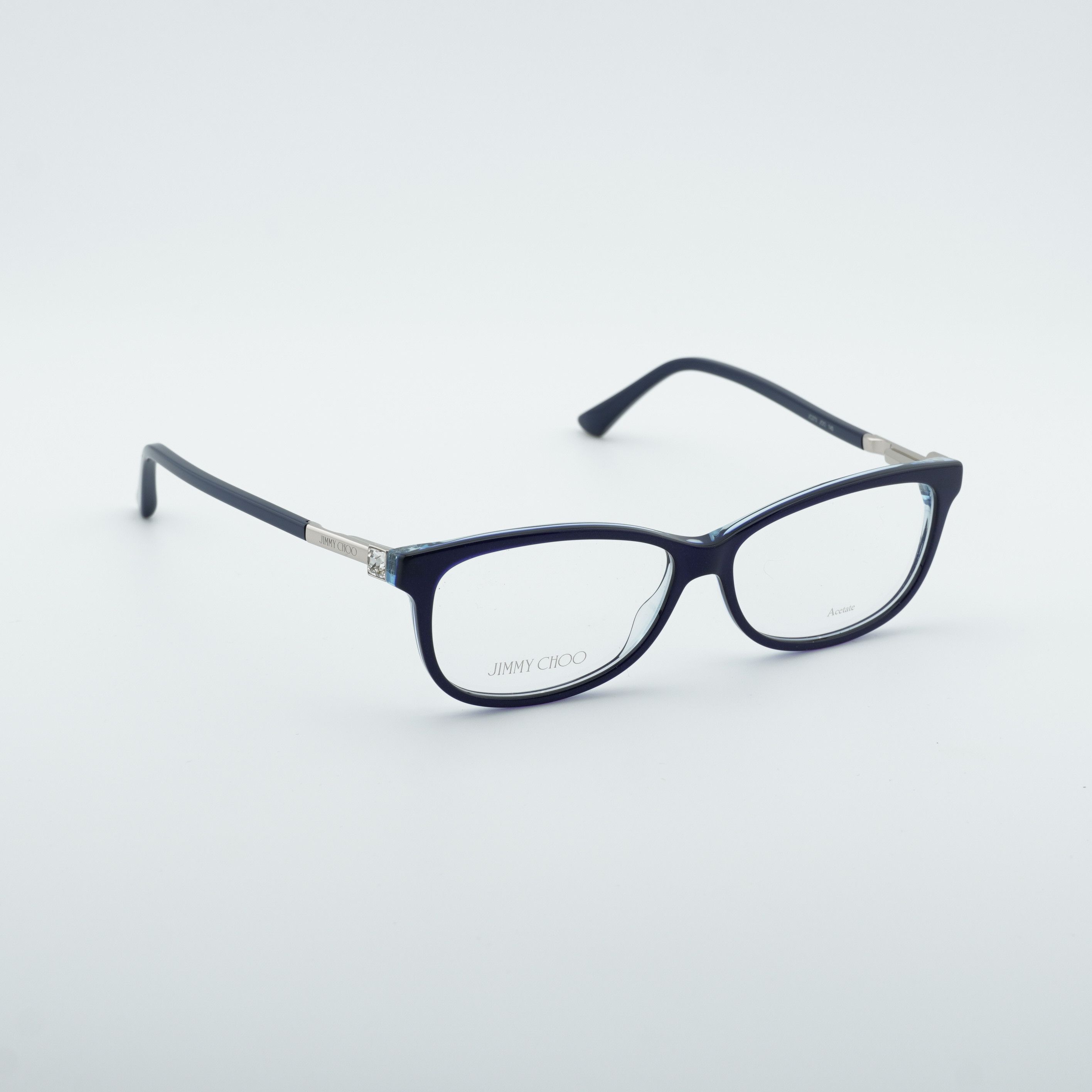Jimmy Choo Jimmy Choo JC273 0JOO 00 Eyeglasses Blue Glitter 53mm Size ONE SIZE - 6 Thumbnail