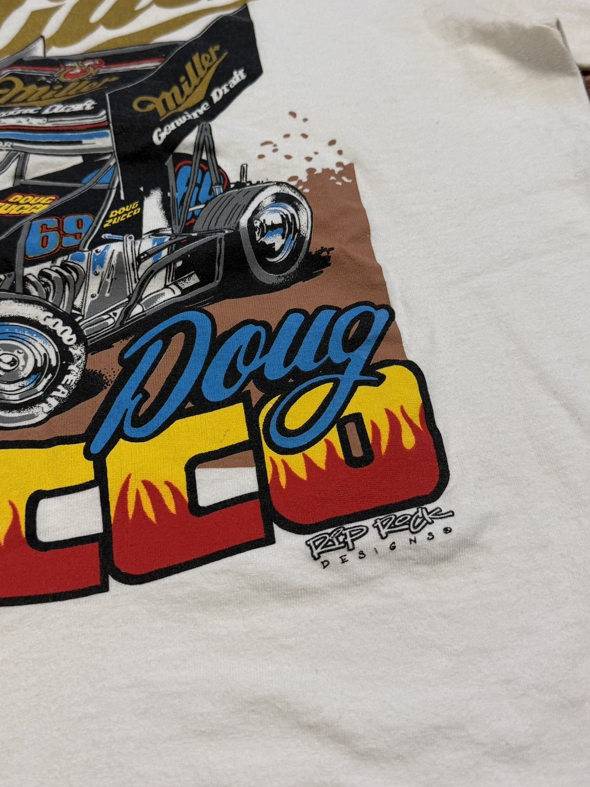 Other Vintage Sprint Car Racing Miller MGD Beer Doug Zucco T-Shirt Size US L / EU 52-54 / 3 - 6 Thumbnail