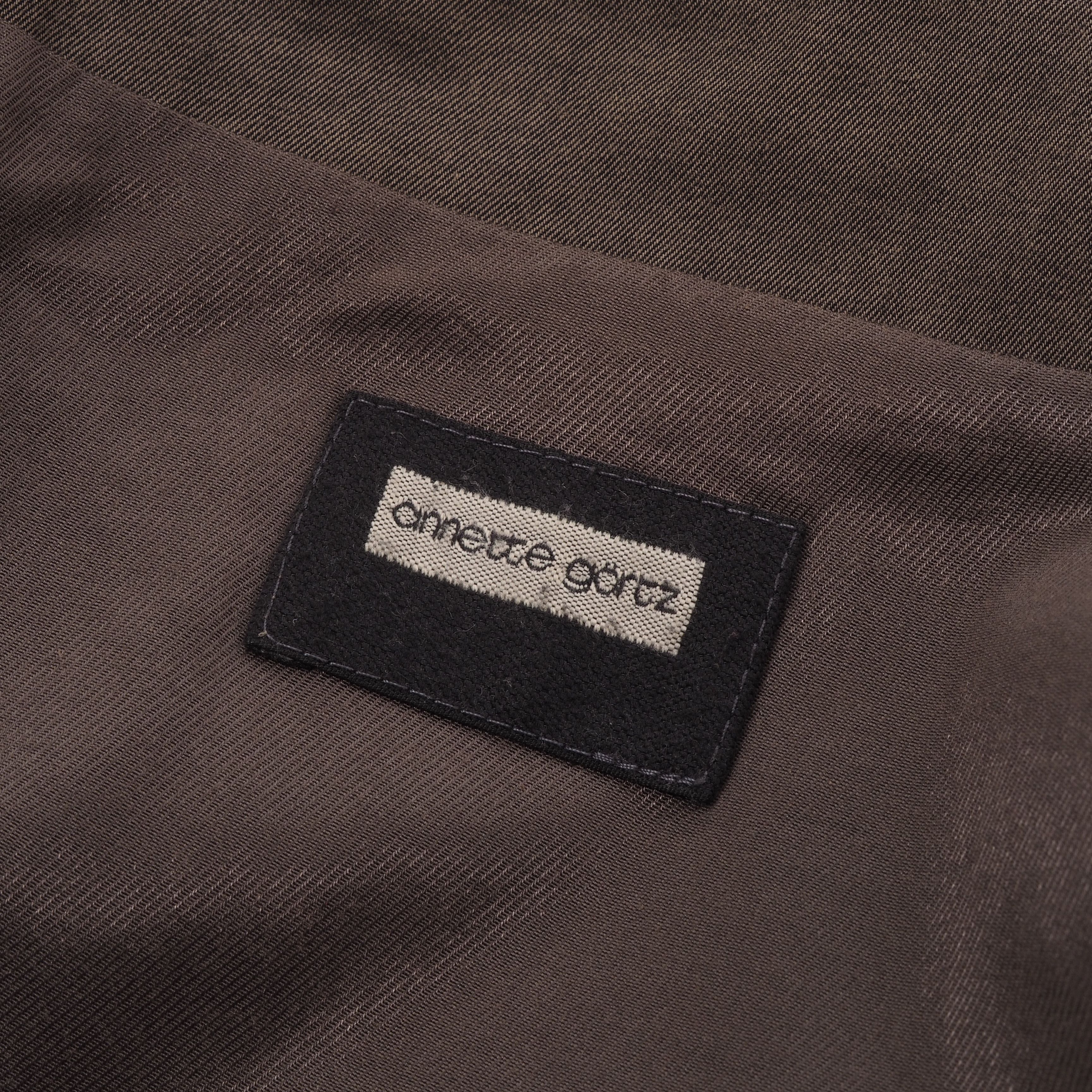 Annette Gortz Annette Gortz Dark Beige Cotton Zip Buttons Jacket Size M / US 6-8 / IT 42-44 - 6 Thumbnail