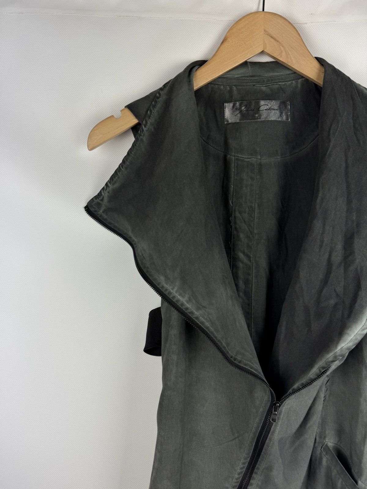 Japanese Brand Junus Coban Avant-garde Assymetrical Vest Tunic Jacket Size L / US 10 / IT 46 - 5 Thumbnail