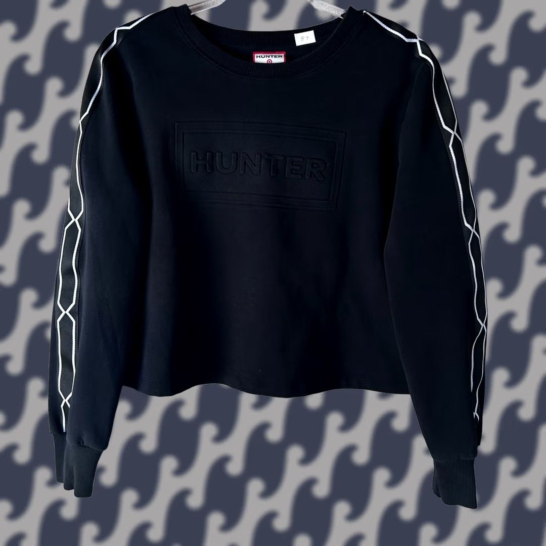Hunter Hunter for Target Black Cropped Sweatshirt Logo Mens Medium Size US M / EU 48-50 / 2 - 1 Thumbnail