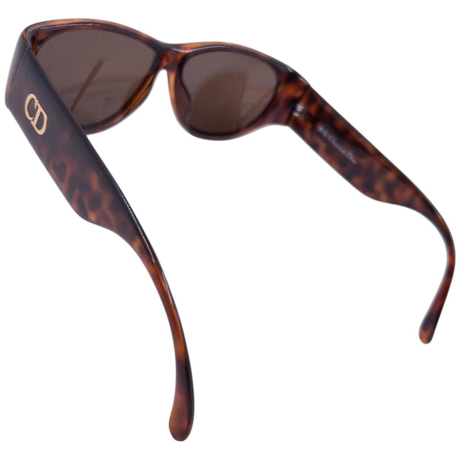 Dior Vintage Dior Tortoise Shell Sunglasses Size ONE SIZE - 4 Thumbnail