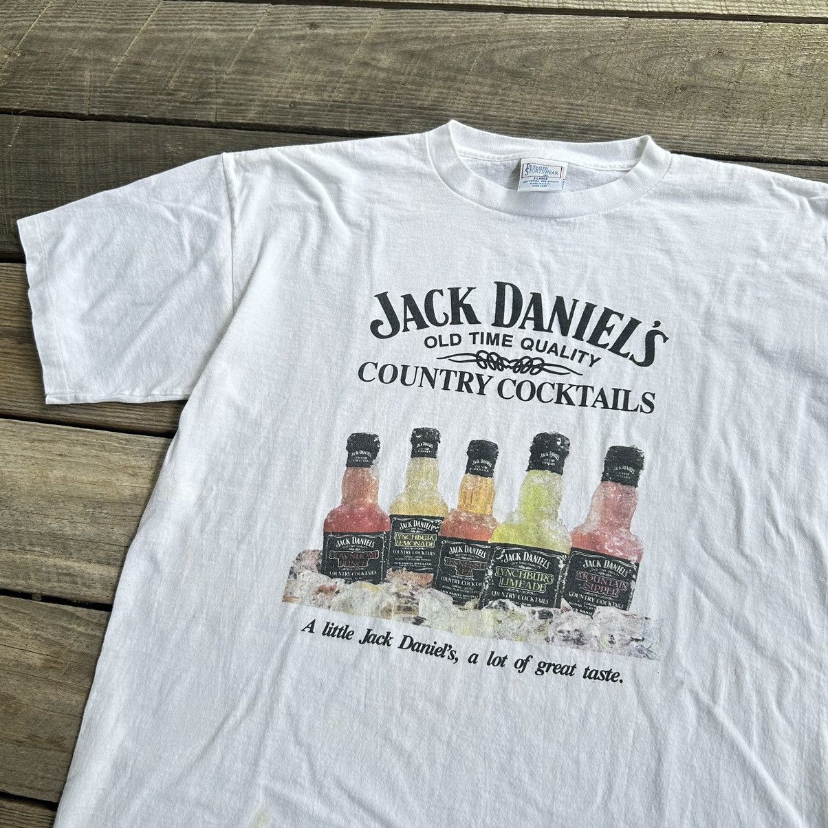 Vintage Vintage 90s Jack Daniels Whiskey Cocktail Alcohol T Shirt Size US XL / EU 56 / 4 - 1 Thumbnail