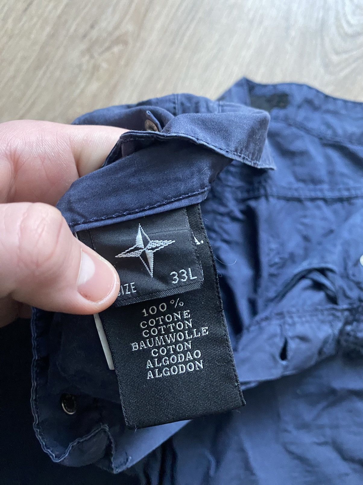 Stone Island × Vintage Stone island denim vintage logo luxury pants Massimo Osti Size US 33 - 9 Thumbnail