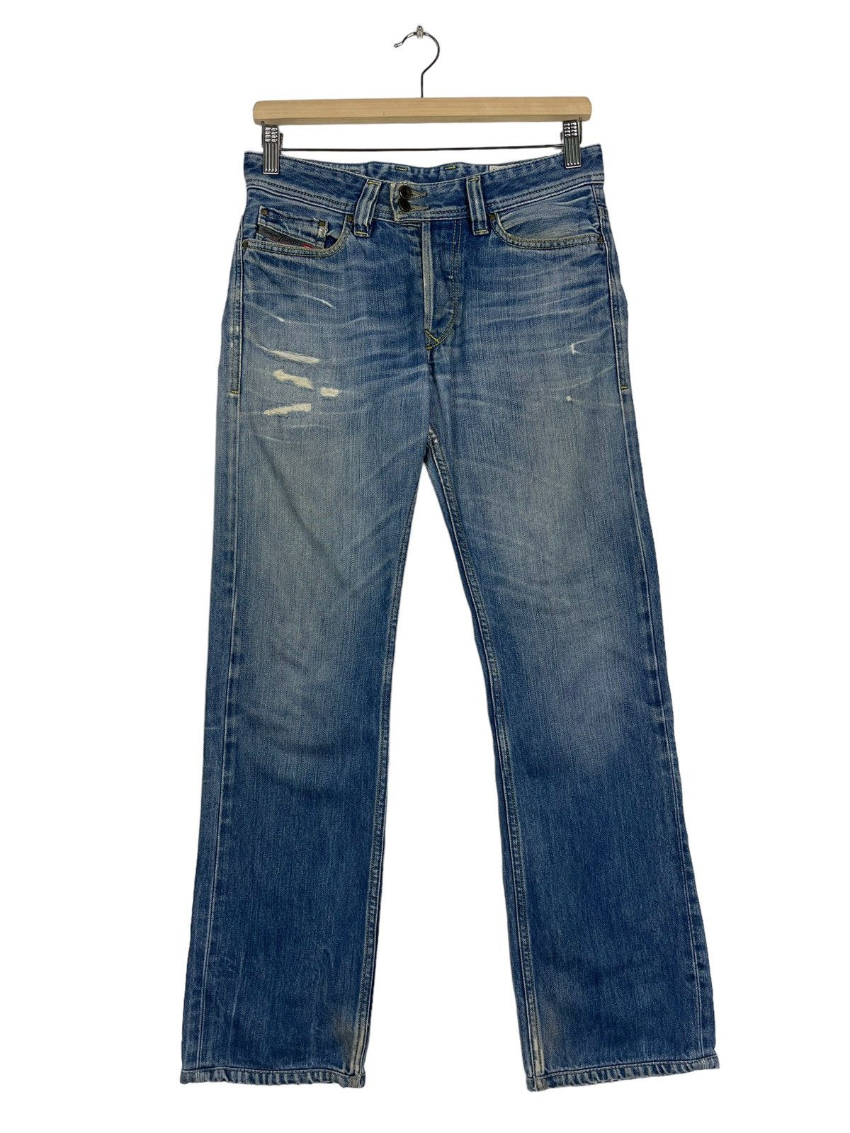 Diesel DIESEL INDUSTRY MADE IN ITALY DISTRESSED JEANS Size US 30 / EU 46 - 1 Thumbnail