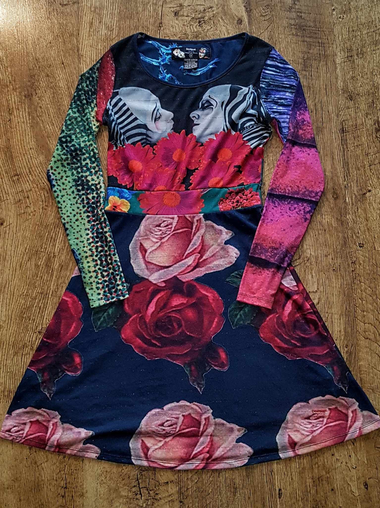Desigual Avant-Garde Jean Paul Gaultieresque Style Dress Size M / US 6-8 / IT 42-44 - 2 Thumbnail