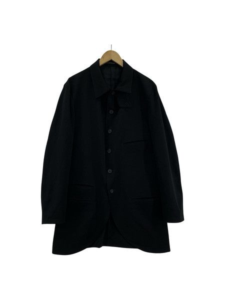 Yohji Yamamoto Yohji Yamamoto Wool Gabber Open Collar Jacket Size US L / EU 52-54 / 3 - 1 Thumbnail