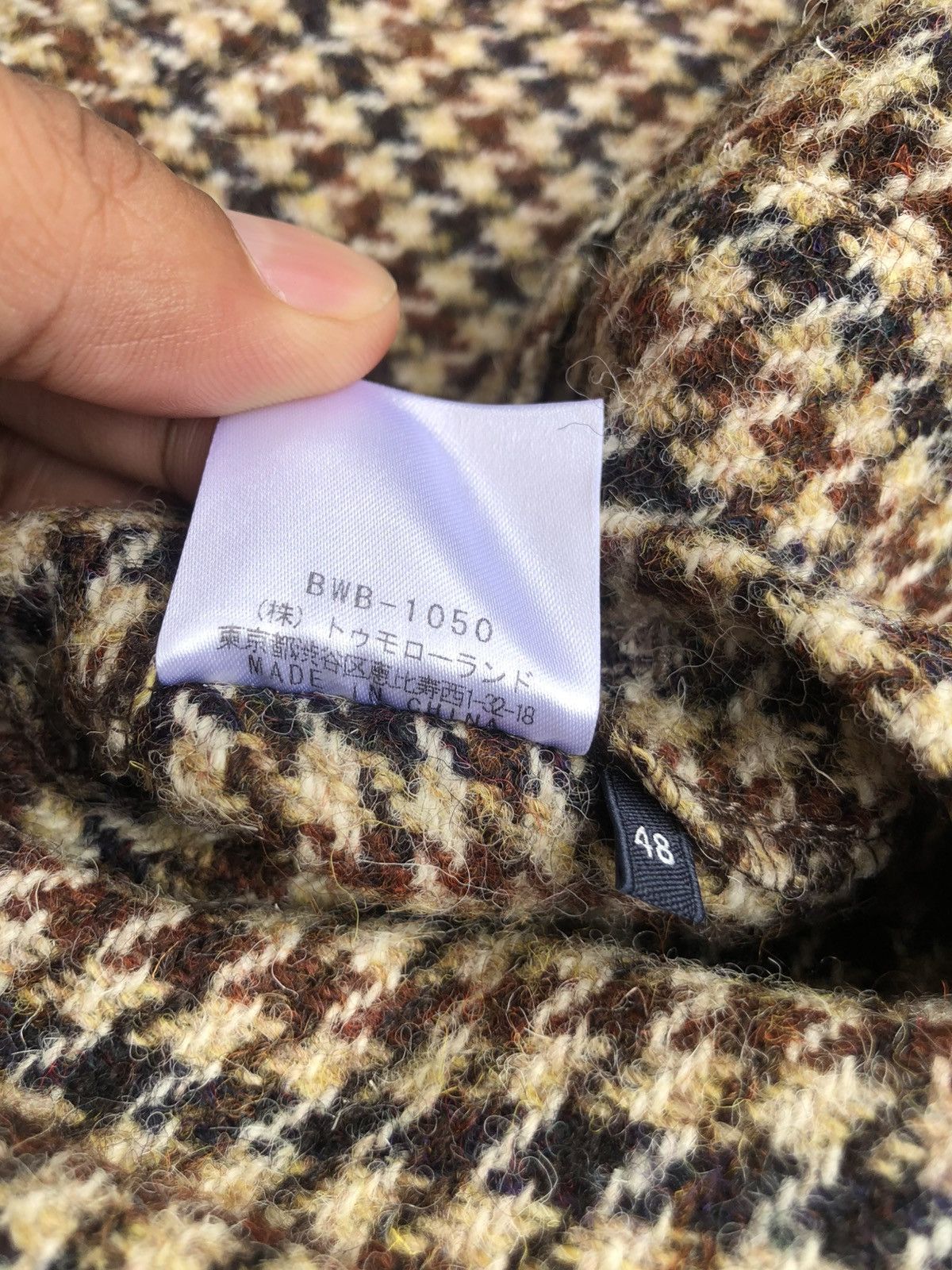 Harris Tweed Harris Tweed Wool Blazer Coat Jacket Size 46S - 13 Thumbnail