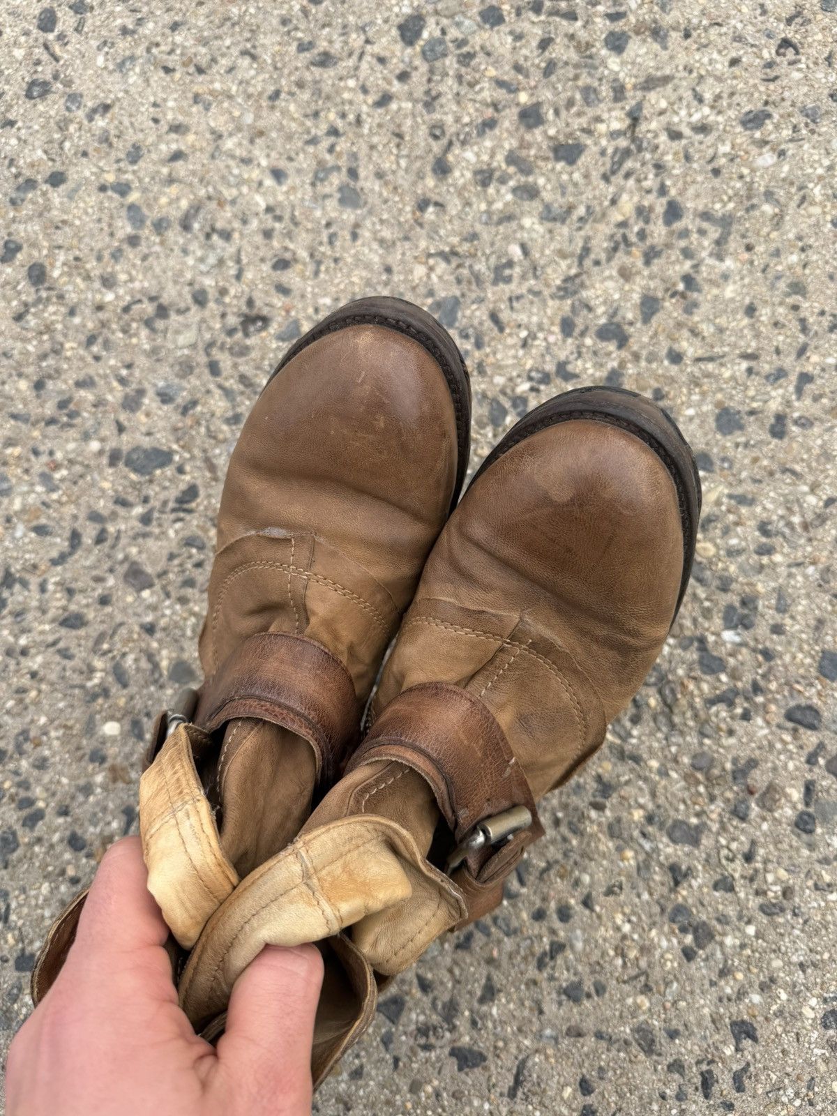 Avant-garde A.S.98 Meatl Leather Boots