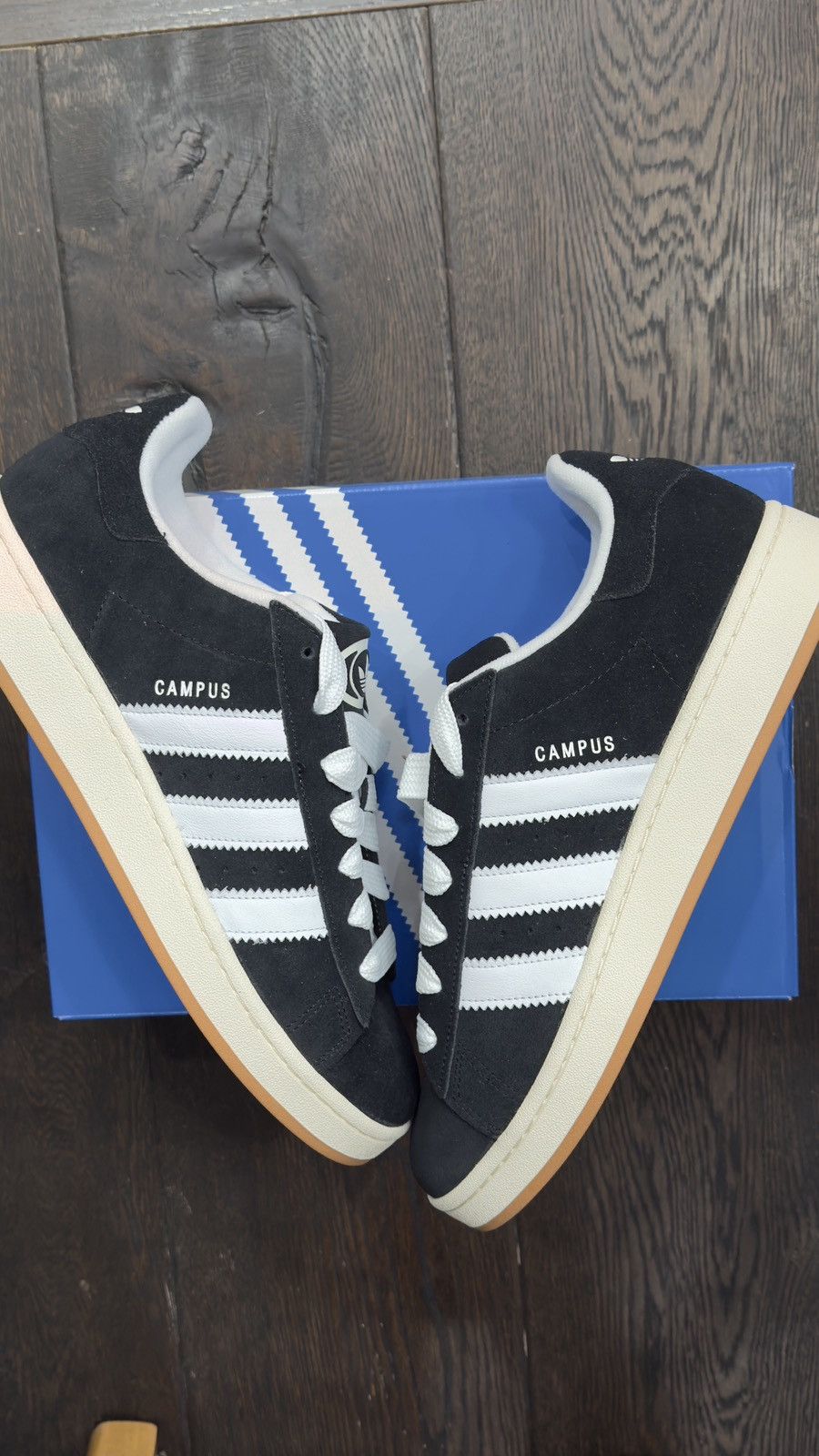 Adidas Adidas Campus 00’s “Core Black Gum” Size 10.5 HQ8708 Size US 10.5 / EU 43-44 - 1 Thumbnail