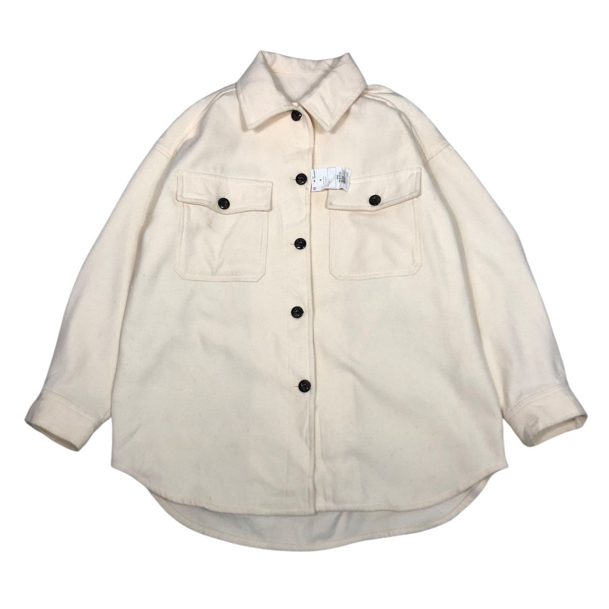Japanese Brand 🔥VINTAGE WOOL CHORE BUTTON JACKET GU JAPAN ISSEY MIYAKE Size US L / EU 52-54 / 3 - 1 Thumbnail