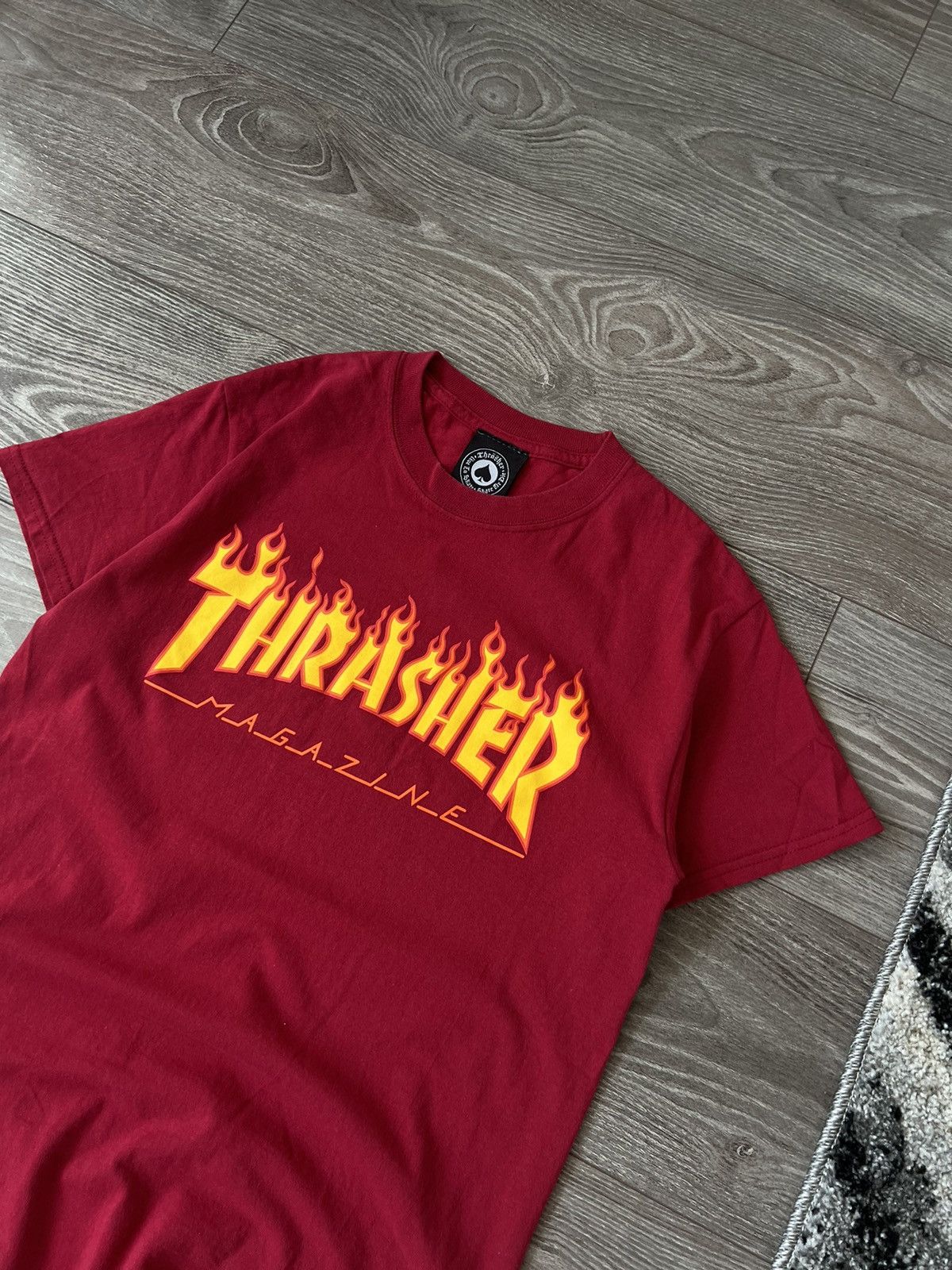 Thrasher ‼️VINTAGE THRASHER ORIGINAL FIRE LOGO USA DRIP STYLE TEE‼️ Size US S / EU 44-46 / 1 - 4 Thumbnail