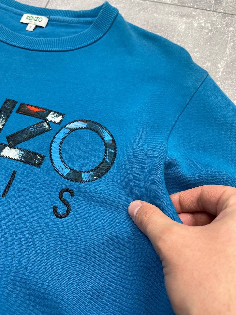Kenzo Kenzo Paris Blue Big Logo Women Sweatshirt Size US S / EU 44-46 / 1 - 10 Thumbnail