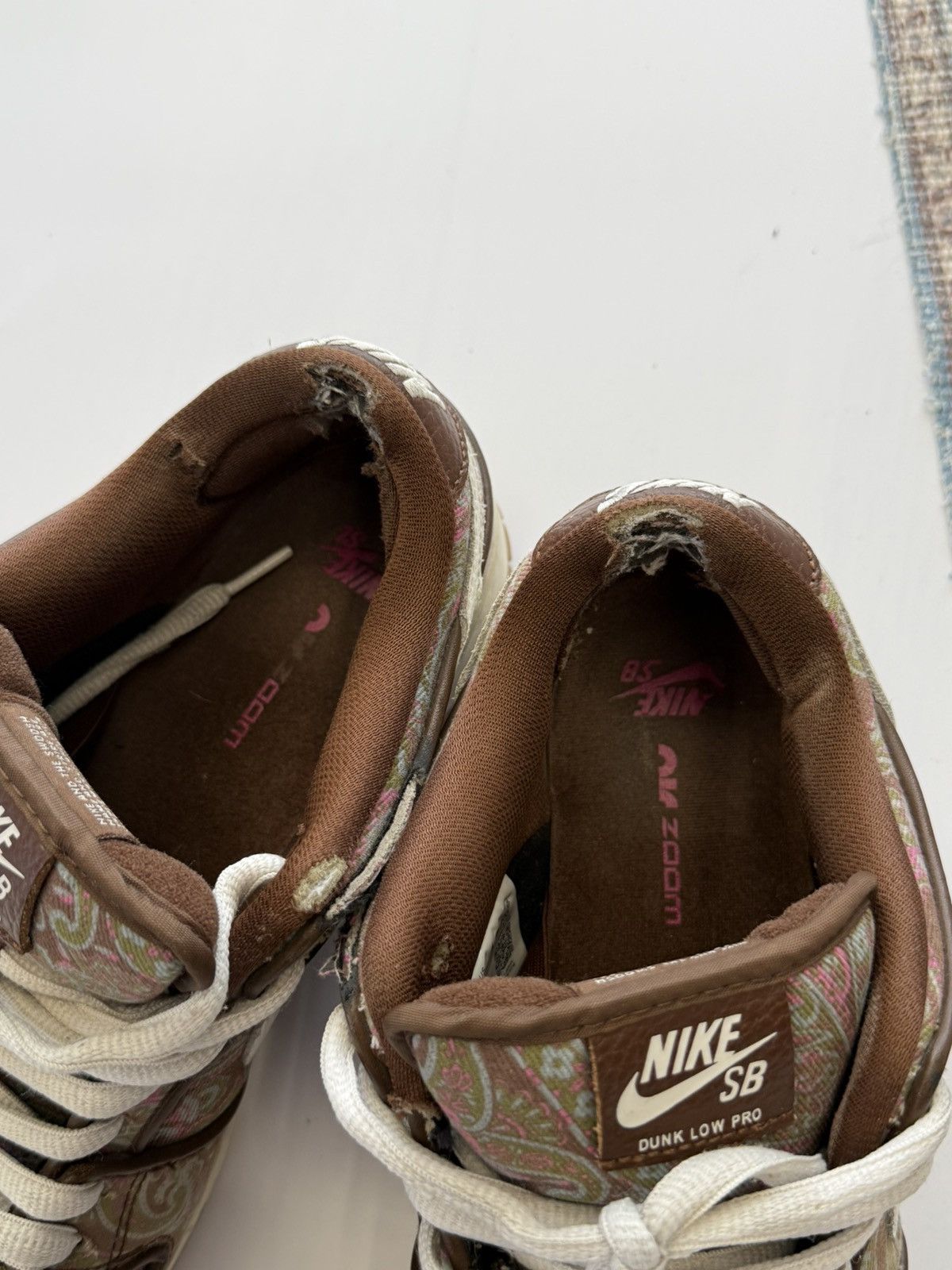 Nike Nike SB Dunk Pro Paisley Brown Low Sneakers Size US 9 / EU 42 - 13 Thumbnail
