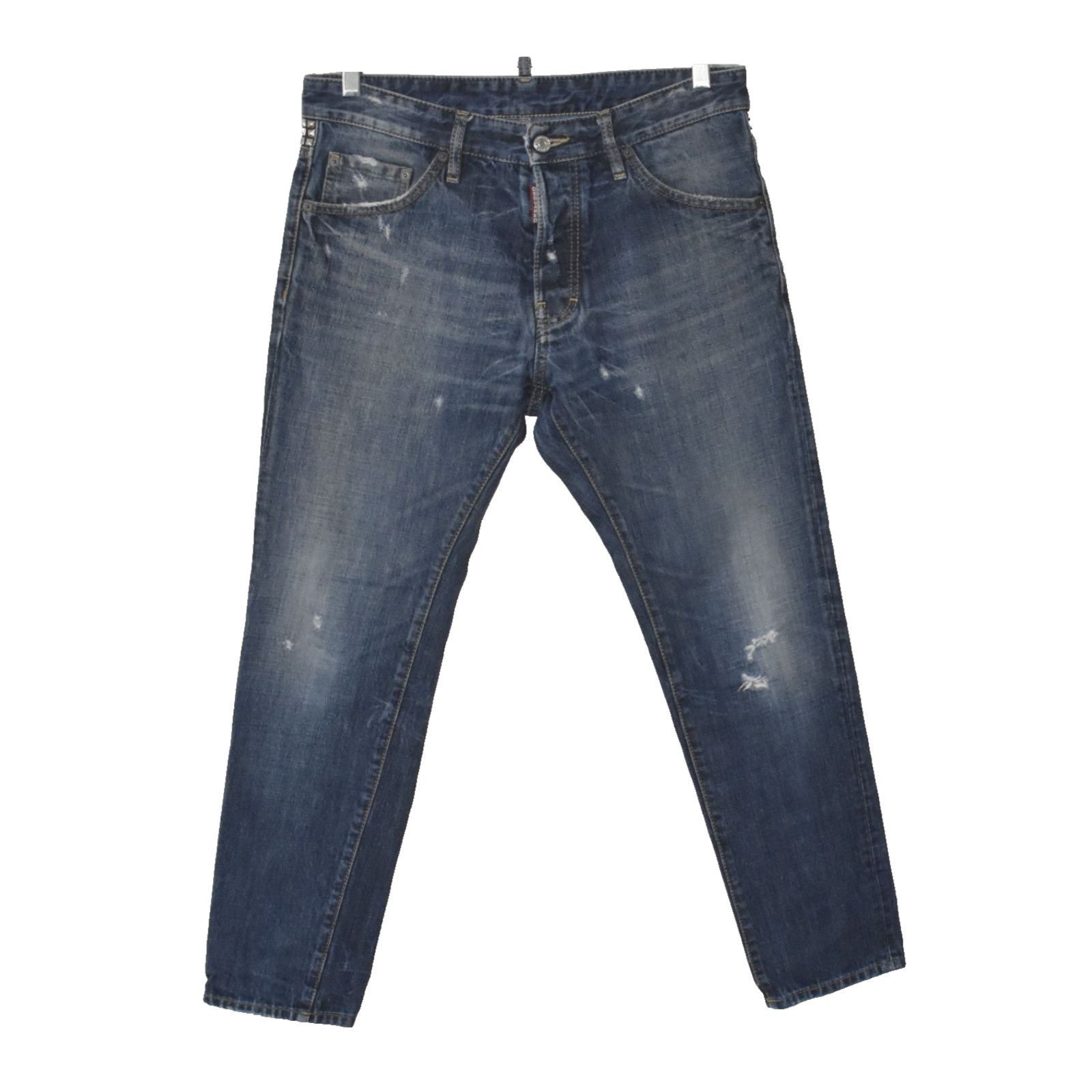 Dsquared2 DSQUARED2 Distressed Studded On The Back Jeans Size IT 48 Size US 32 / EU 48 - 1 Thumbnail