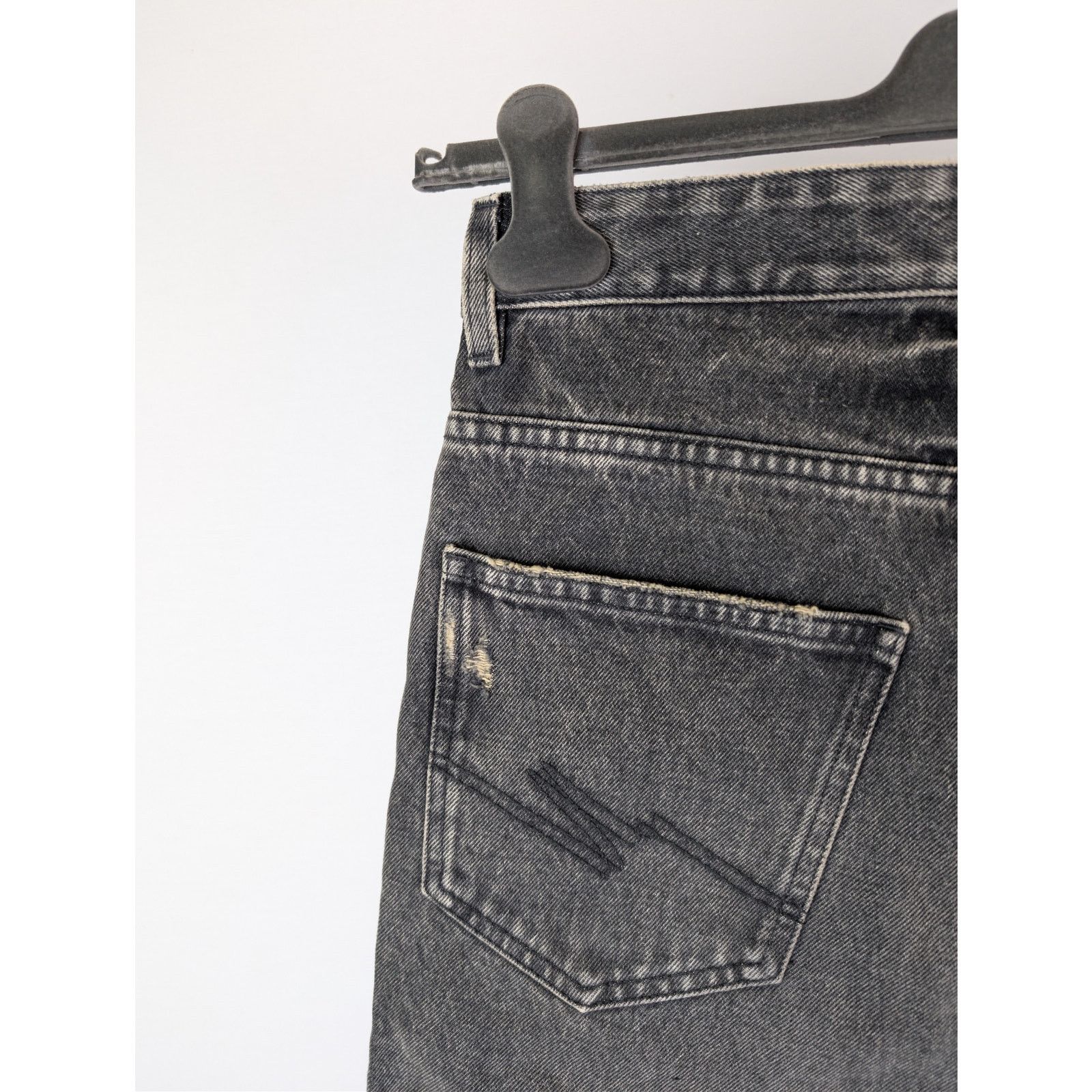 Martine Rose o1rshd1 Panelled Jean in Black Vintage Wash Size US 30 / EU 46 - 15 Thumbnail