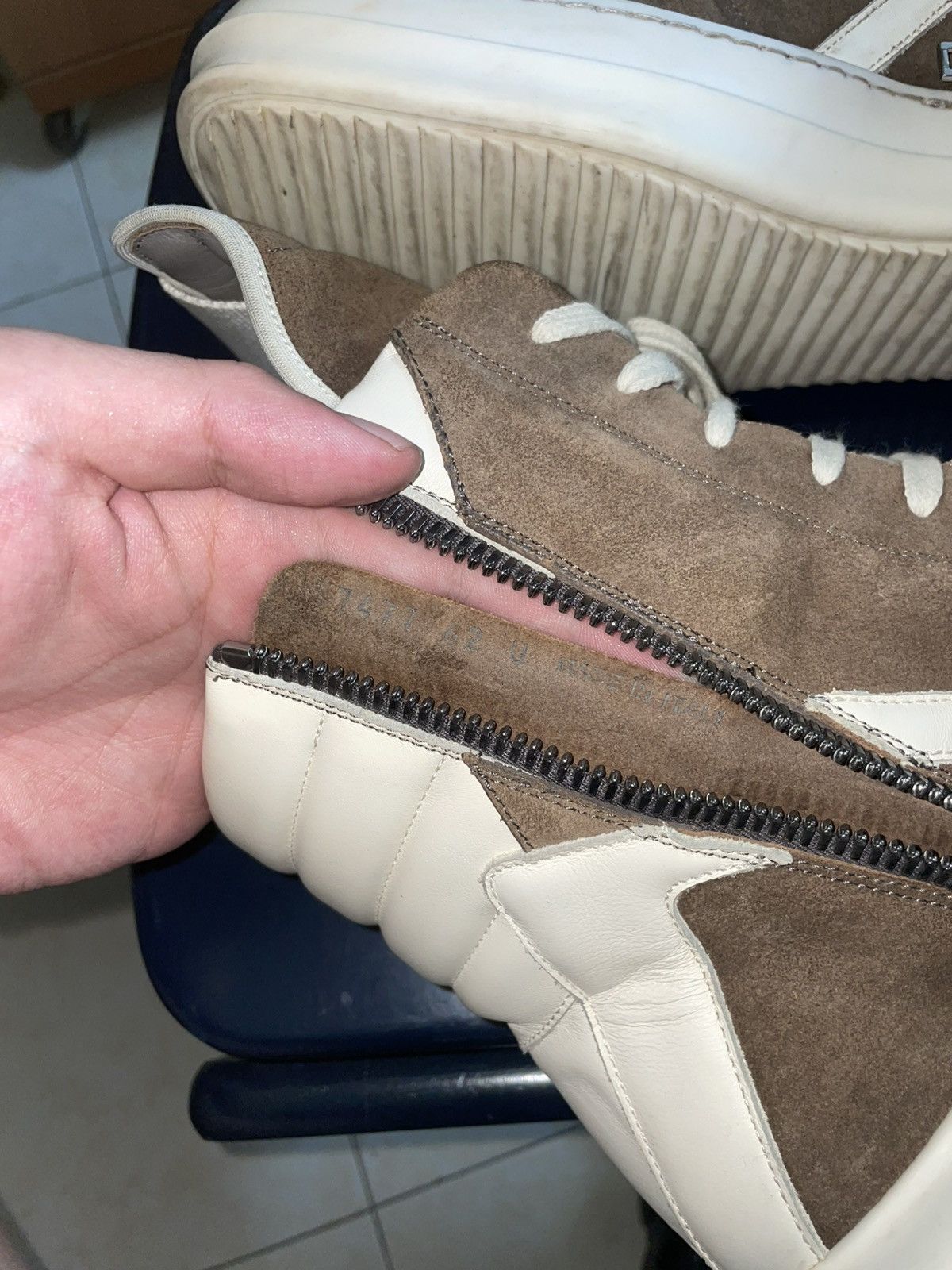 Rick Owens SS19 Rick Owens geobasket in brown suede Size US 8.5 / EU 41-42 - 22 Thumbnail