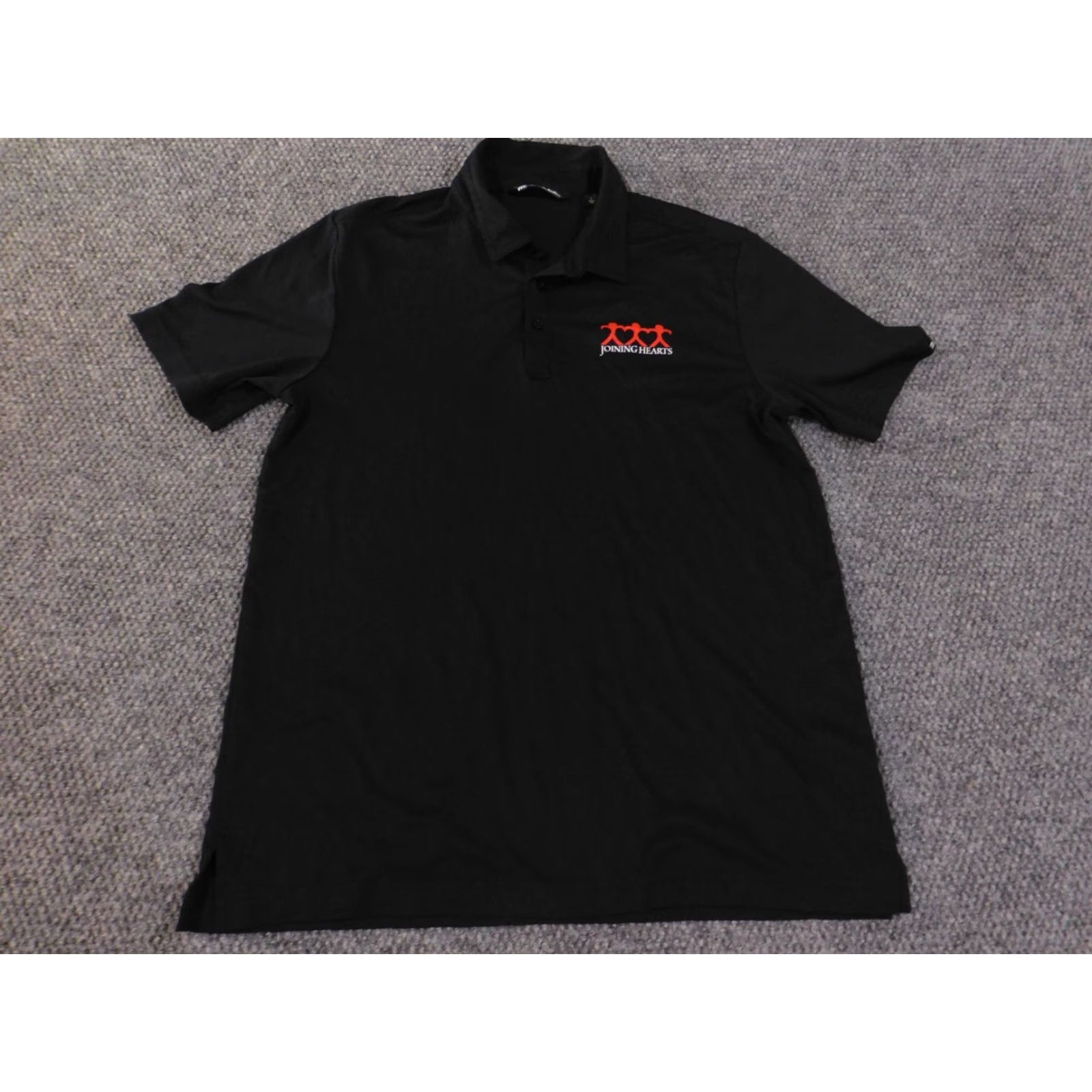 TravisMathew Travis Mathew Polo L Mens Black Stretch Performance Cotton Polyester Short Sleeve Golf Classic Logo Shirt Size US L / EU 52-54 / 3 - 3 Thumbnail