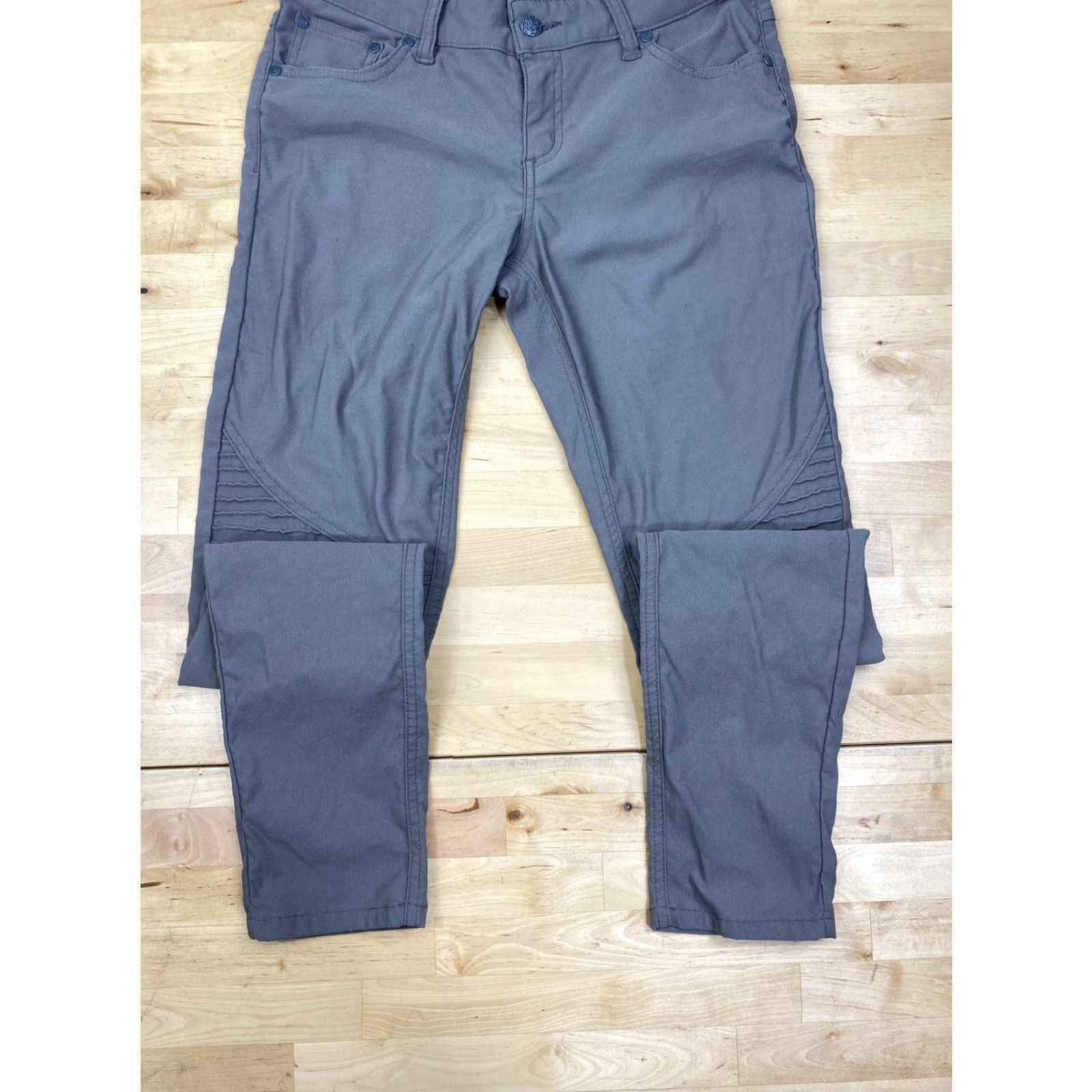 Prana prAna Womens Pants Slim Skinny Regular Solid Gray Chino Casual Size 4 Womens Size 27" / US 4 / IT 40 - 2 Thumbnail