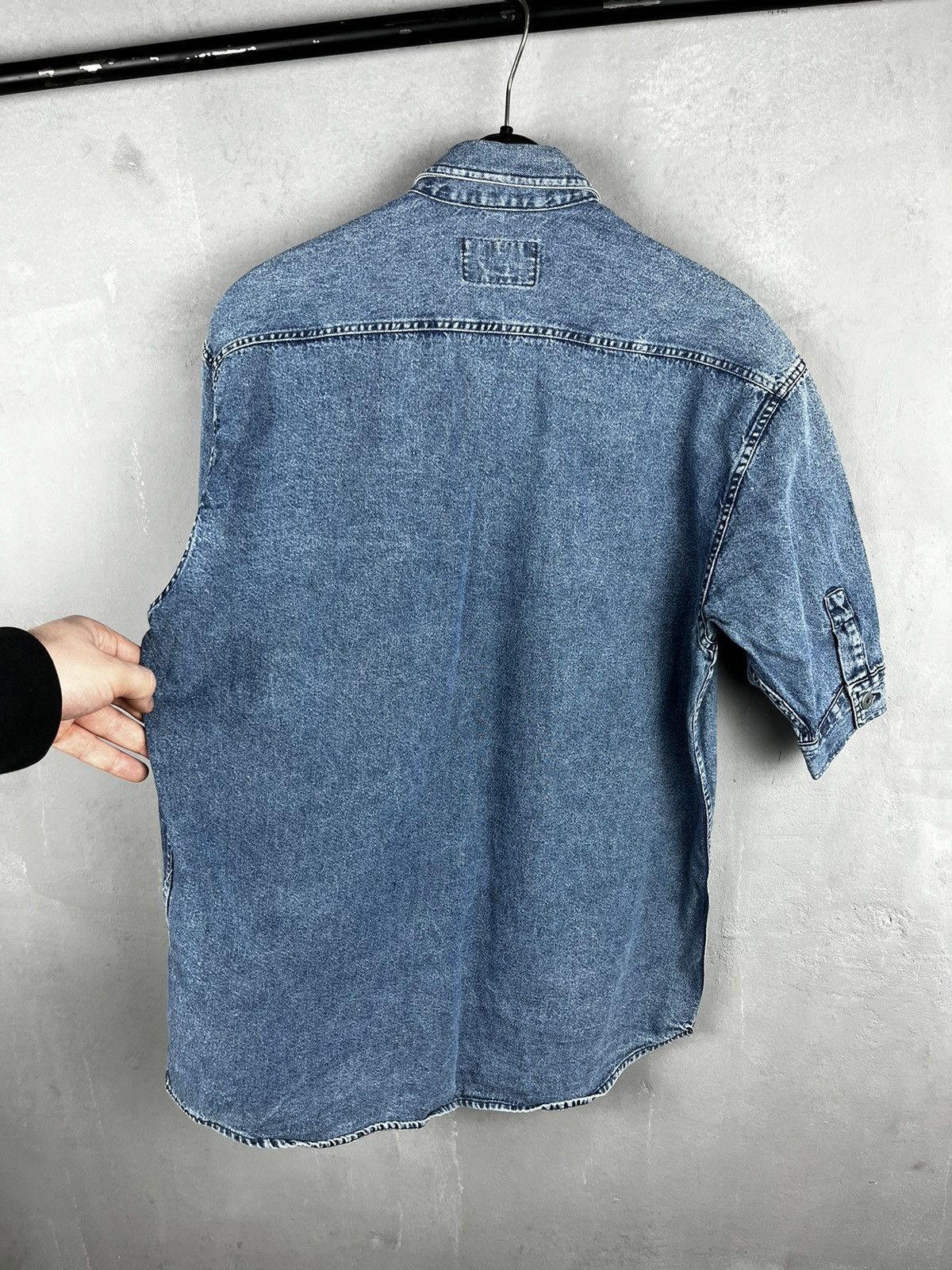 Armani × Armani Collezioni × Giorgio Armani Armani Jeans shirt denim vintage 90s Size US M / EU 48-50 / 2 - 9 Thumbnail
