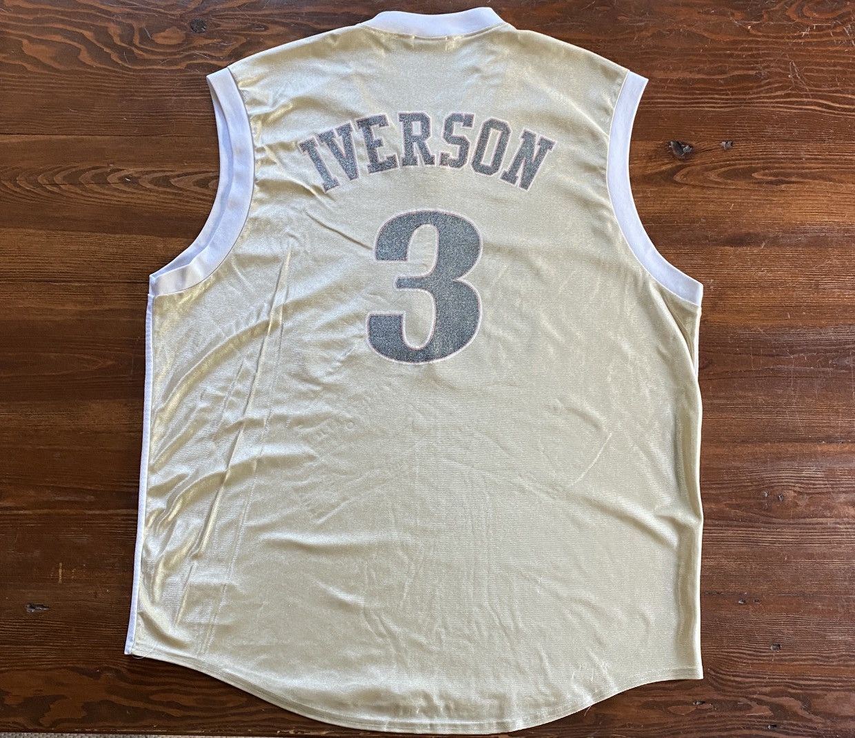 NBA Vintage 2001 Allen Iverson 76ers NBA Final Basketball Jersey Size US XXL / EU 58 / 5 - 2 Thumbnail
