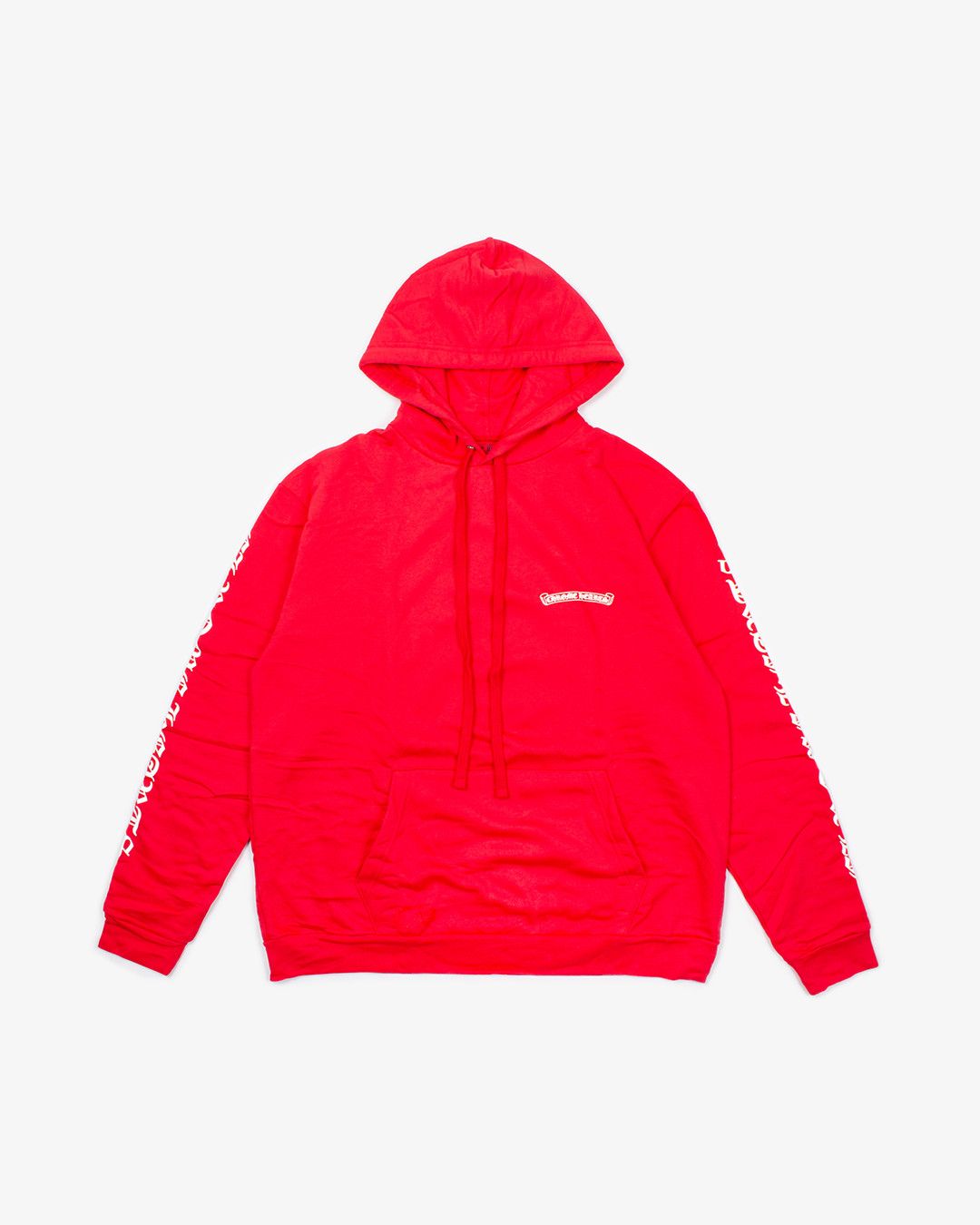 Chrome Hearts CHROME HEARTS RED SCROLLBAR HOODIE Size US XL / EU 56 / 4 - 1 Thumbnail