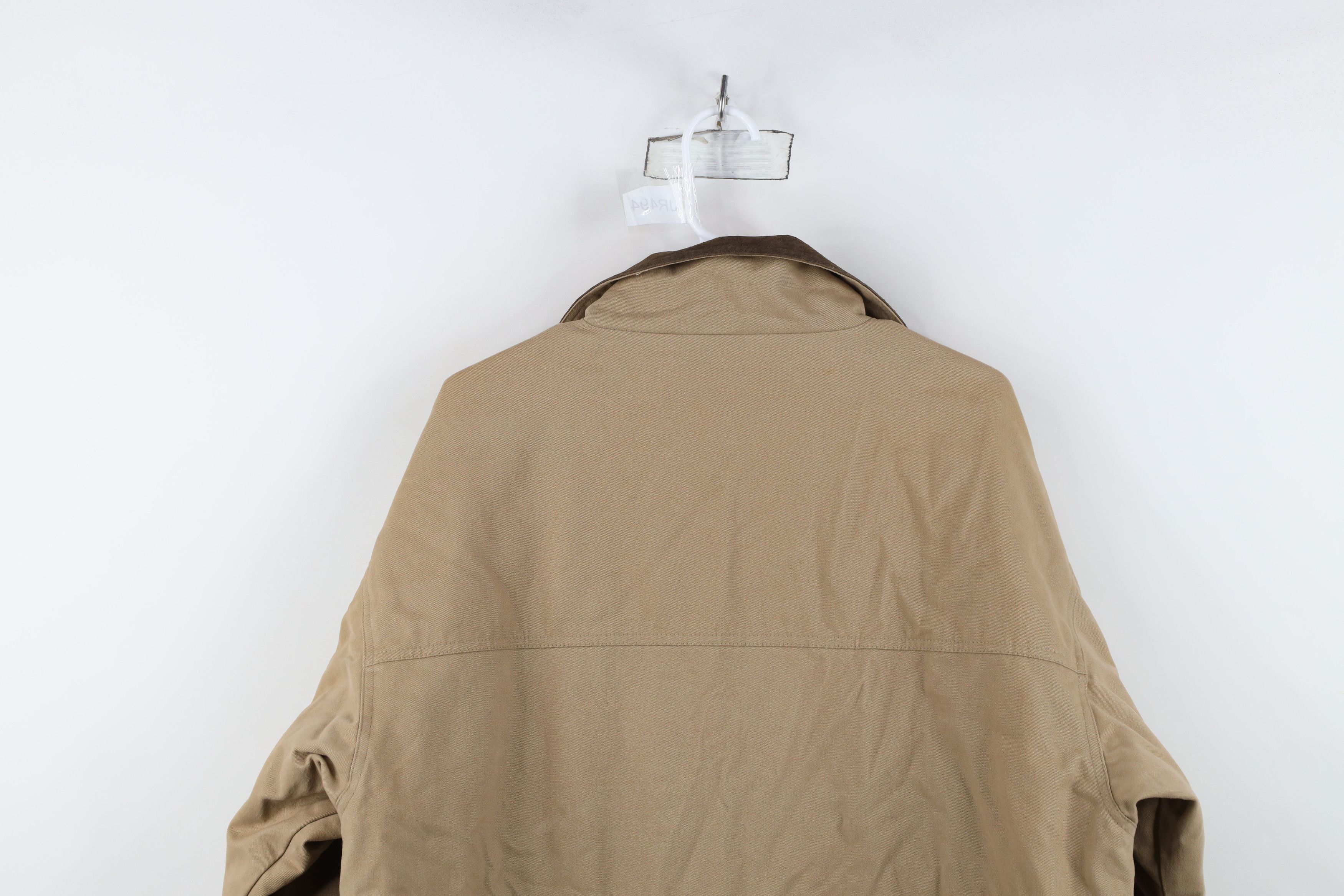 Vintage Vintage 90s Y2K Streetwear Suede Leather Collar Chore Jacket Size US L / EU 52-54 / 3 - 14 Thumbnail