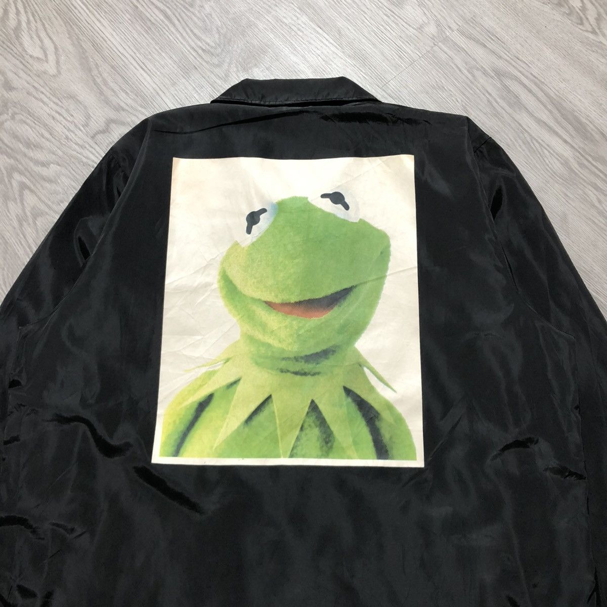 Disney 2000s Disney The Muppets Kermit Big Frame Coach Jacket Black Size US XL / EU 56 / 4 - 2 Thumbnail