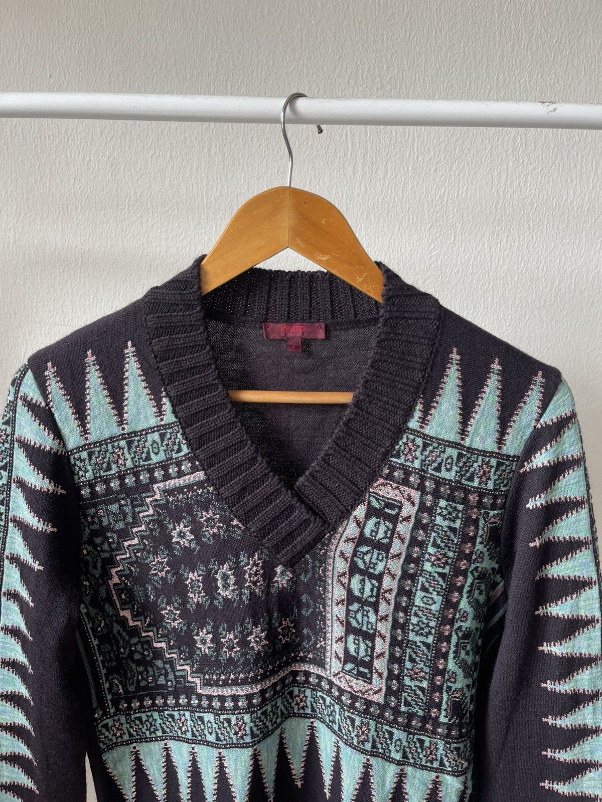 Kenzo 2000s Kenzo Paris Art Knitwear Size US XS / EU 42 / 0 - 2 Thumbnail