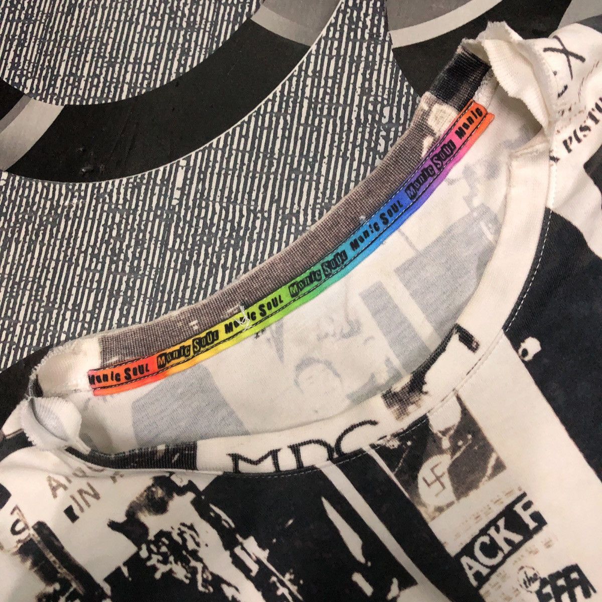 Band Tees × Japanese Brand × Seditionaries Sex Pistol Punk Collage Tshirt Black Flag The Clash Size US M / EU 48-50 / 2 - 7 Thumbnail