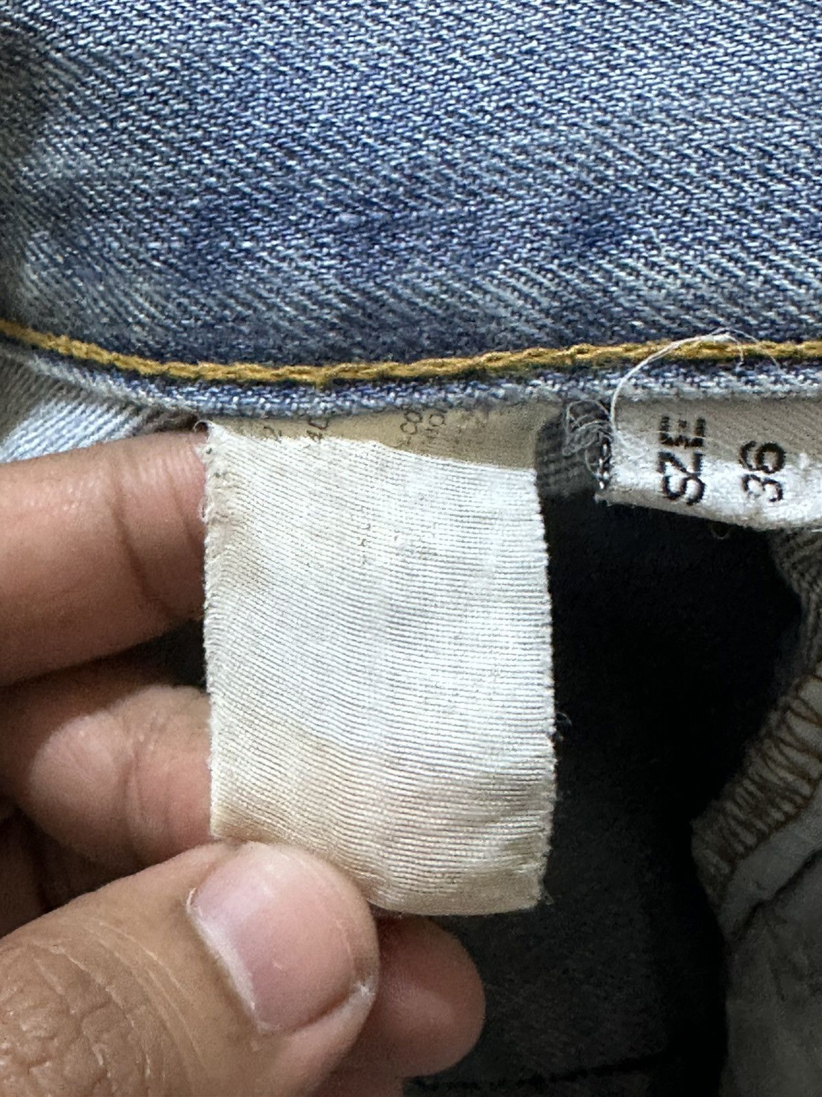 Giorgio Armani Vintage Armani Jeans Mudwash Grunge Distressed Denim Size US 33 - 9 Thumbnail