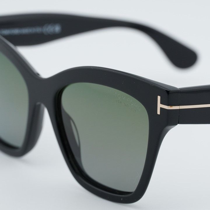 Tom Ford Tom Ford Elvira FT1217 01R Sunglasses Black Cat Eye Frame Size ONE SIZE - 8 Thumbnail