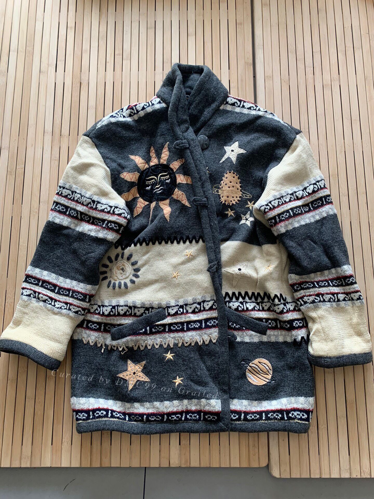 Vintage Vintage Japanese Wool Oversized Sweater Size M / US 6-8 / IT 42-44 - 1 Thumbnail