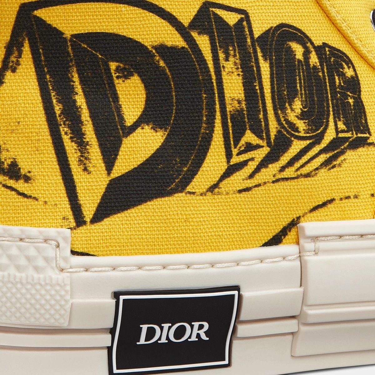 Dior o1bcso1str0624 High Top Sneaker in Yellow Size US 12 / EU 45 - 6 Thumbnail