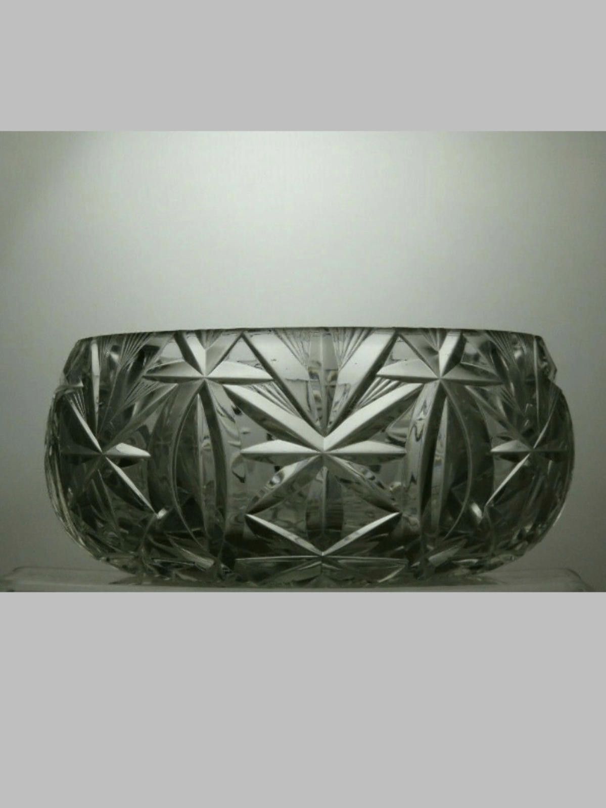The Unbranded Brand Hand Cut Lead Crystal Fruit Salad Serving Bowl 3 2/3" Size ONE SIZE - 1 Thumbnail