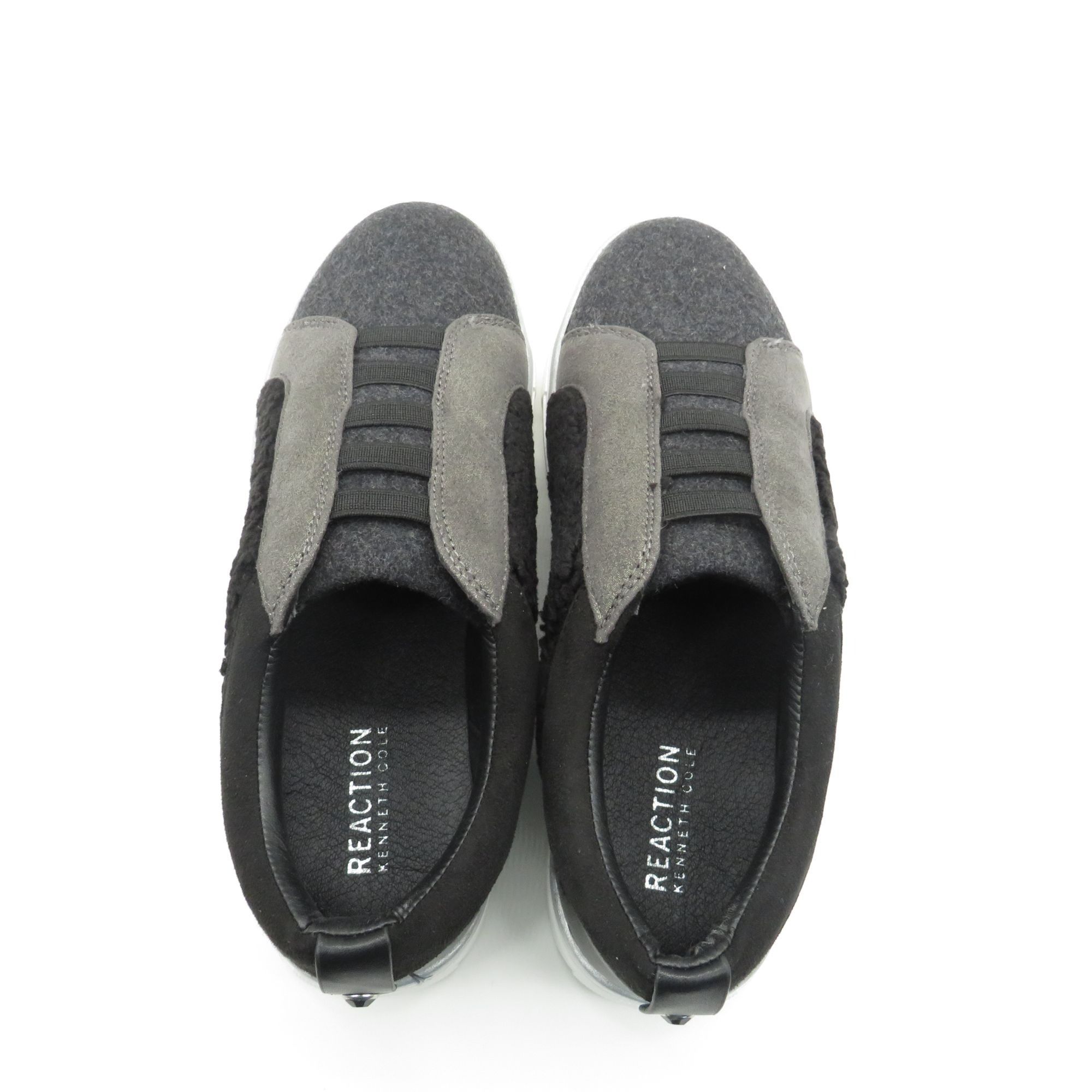 Other Kenneth Cole Reaction Womens Bonnie Cozy Sneakers 7 Black/Gr Size US 7 / IT 37 - 4 Thumbnail