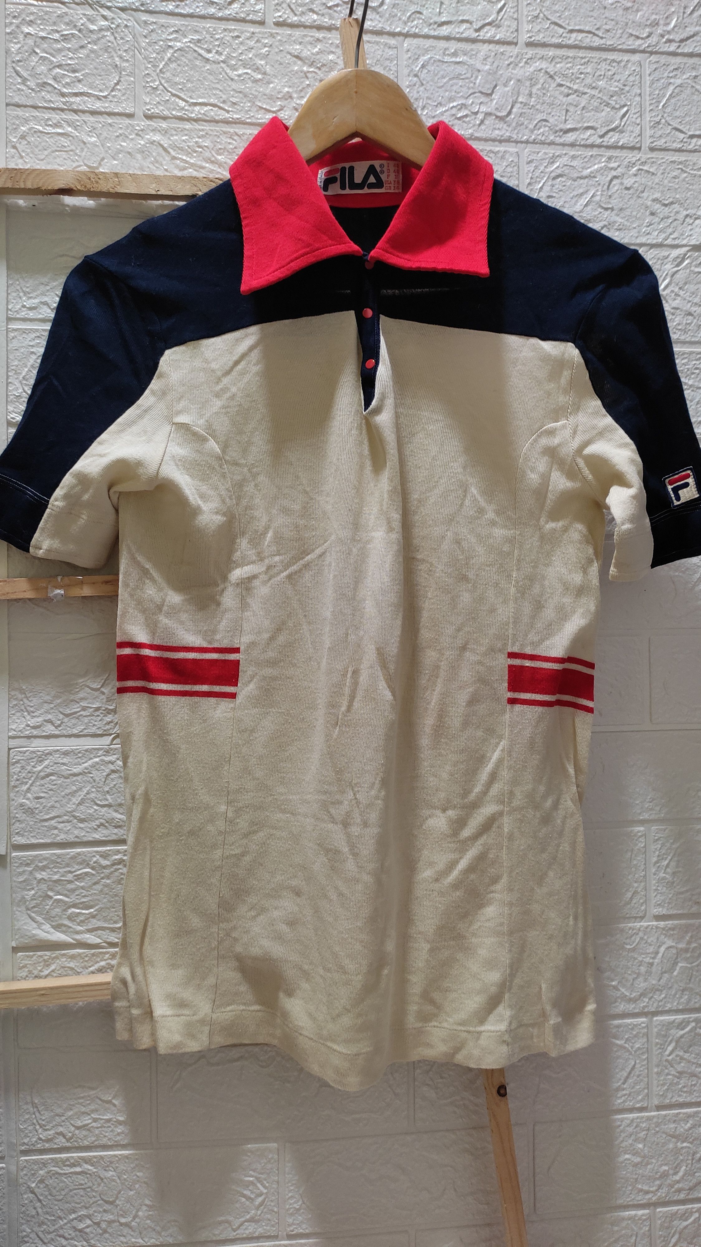Cyber week 80s tennis polo color block