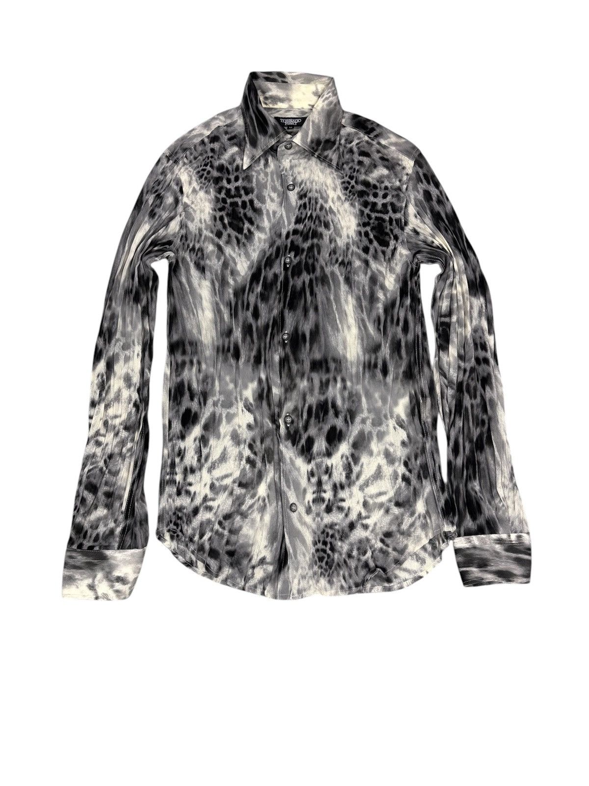 Tornado Mart Tornado Mart Leopard Pleated Wrinkle Size US M / EU 48-50 / 2 - 1 Thumbnail